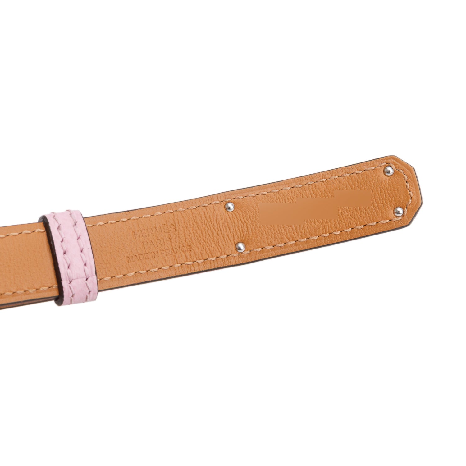 Hermes 2025 Mauve Sylvestre Veau Epsom Kelly 18 Belt w/ Box