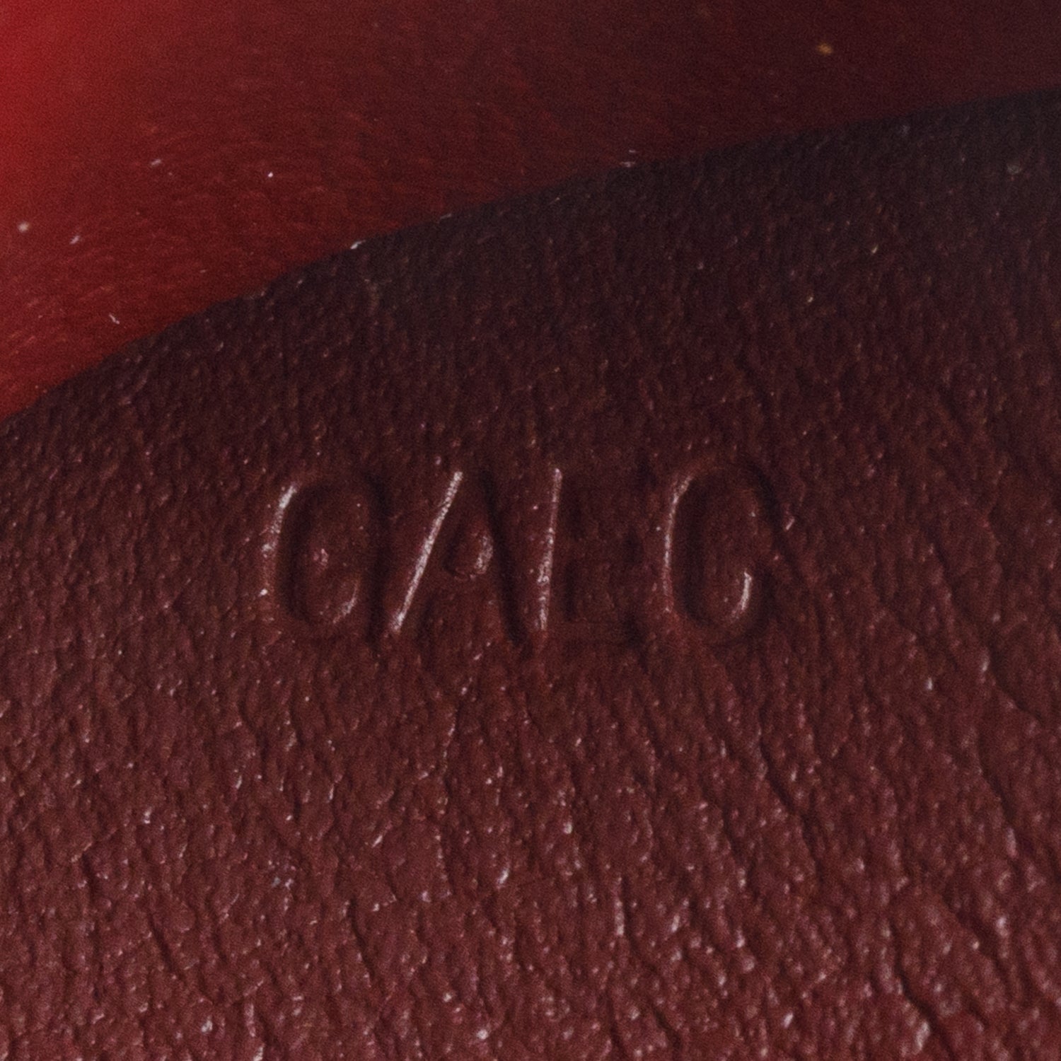 Cartier Burgundy Calfskin Monogram Must Wallet w/ Box