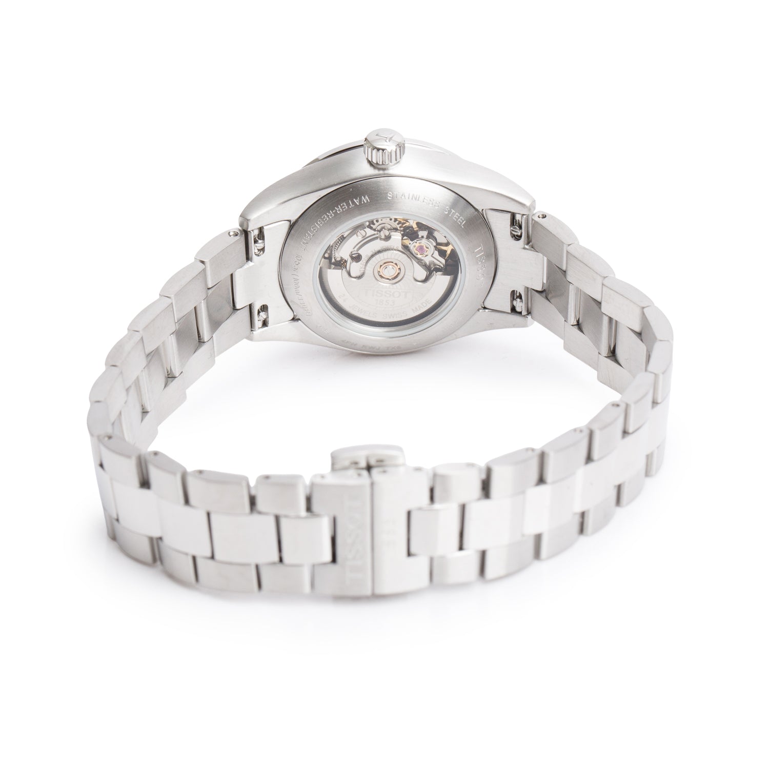Tissot Stainless Steel T-My Lady 29 MM Automatic Watch Diamond Mother of Pearl Dial w/ Box & Papers