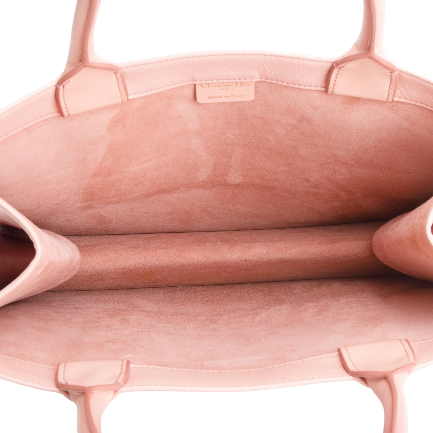 Christian Dior 2021 Pink Gradient Smooth Calfskin Embossed Medium Book Tote w/ Box