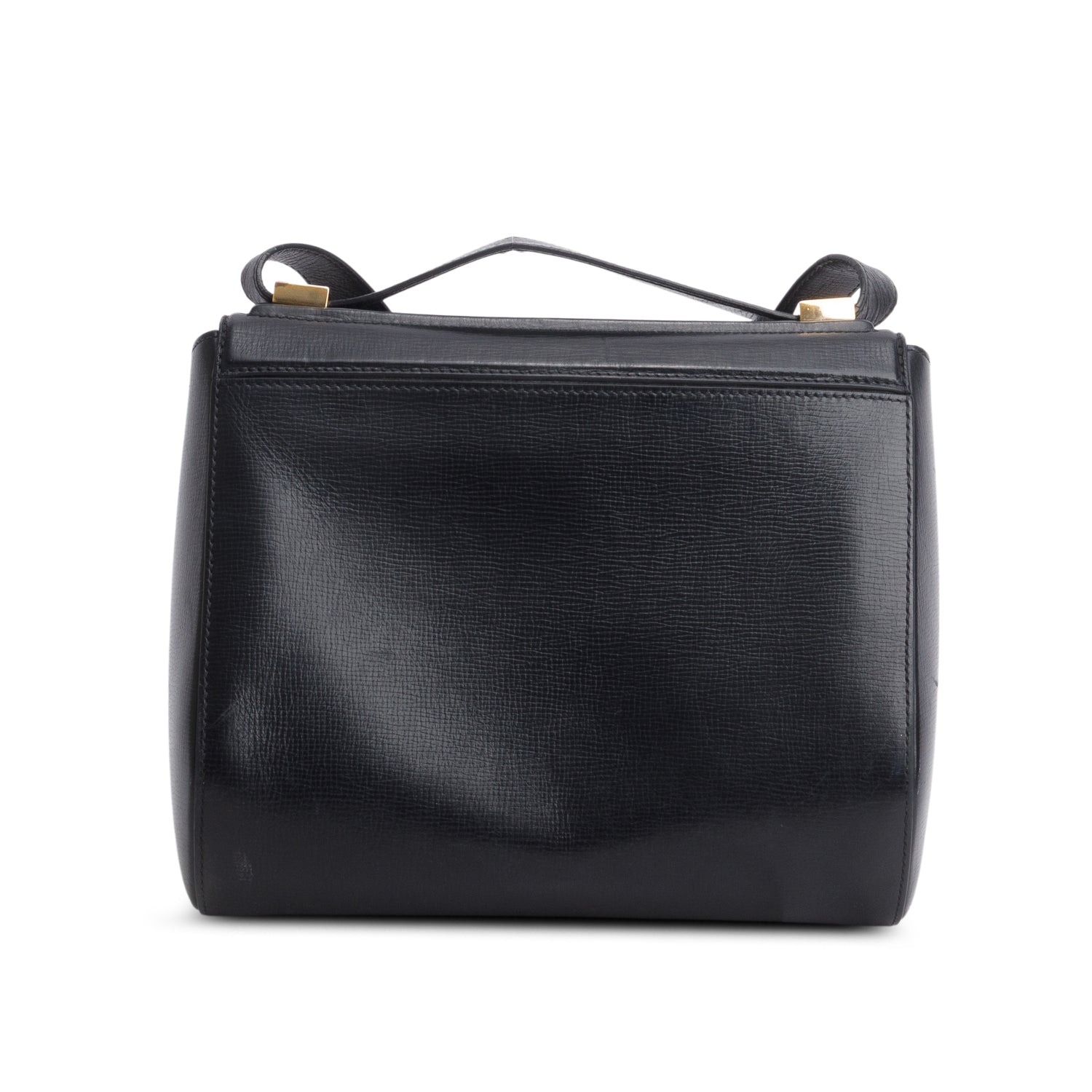 Givenchy Black Textured Calfskin Medium Pandora Box Crossbody Bag