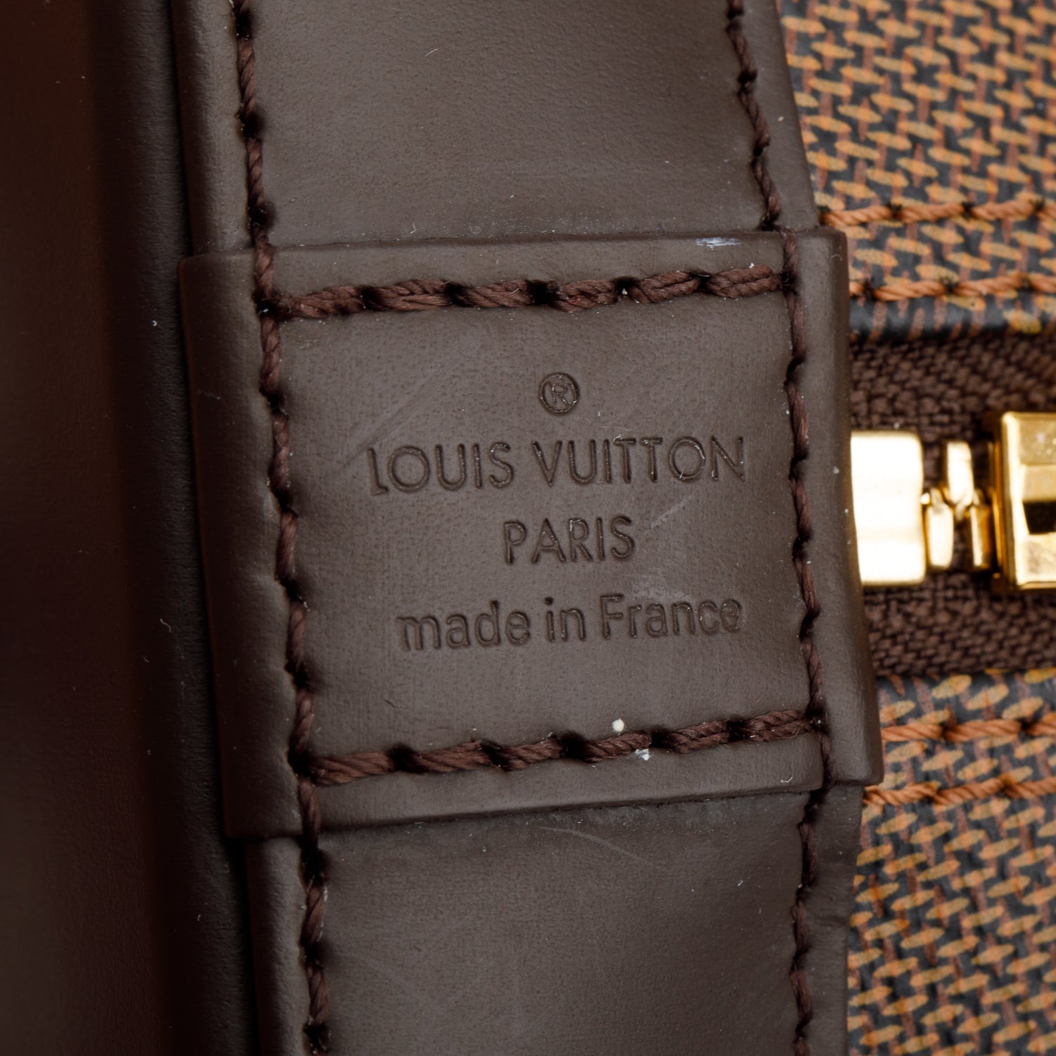 Louis Vuitton 2020 Damier Ebene Alma BB w/ Box & Strap