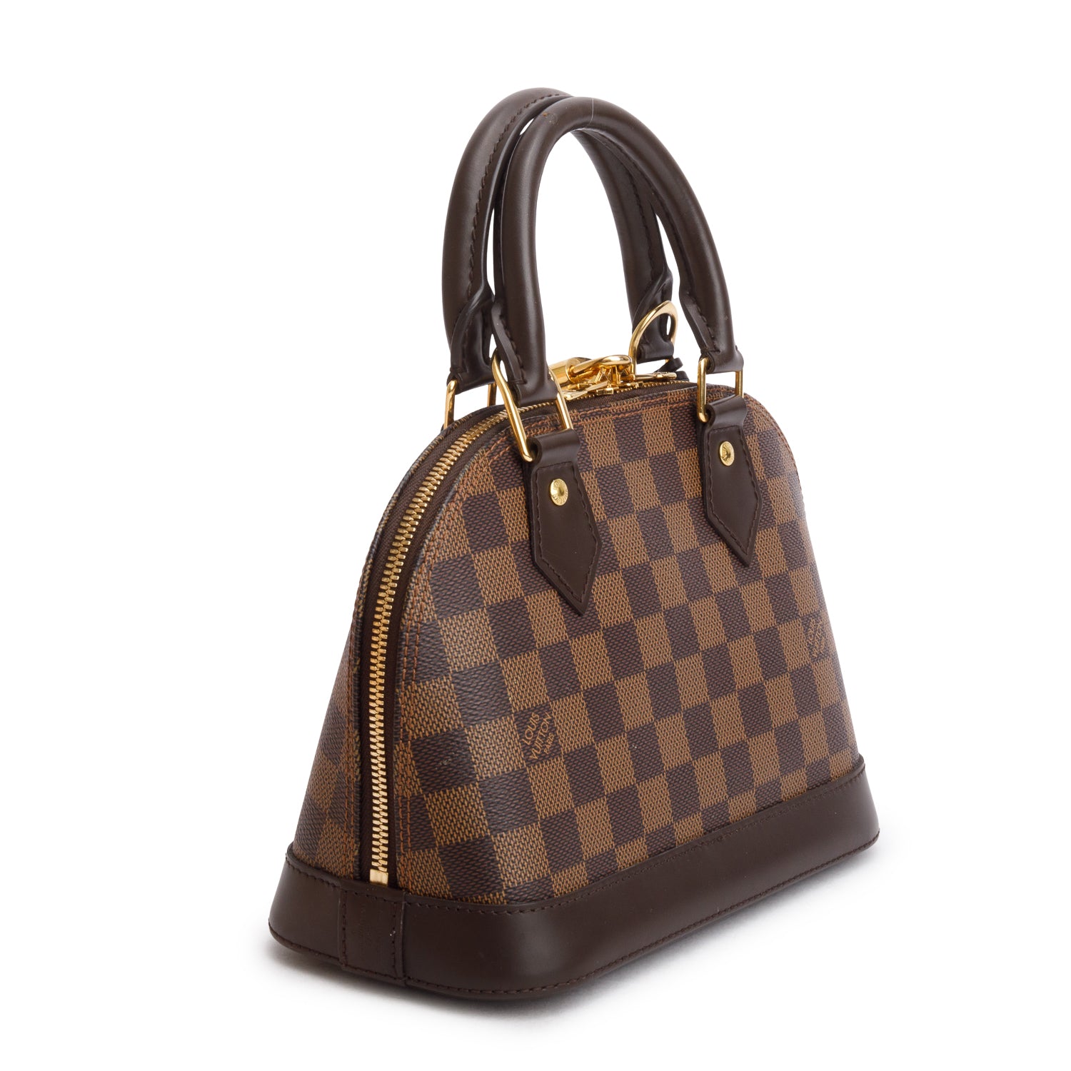 Louis Vuitton 2020 Damier Ebene Alma BB w/ Box & Strap