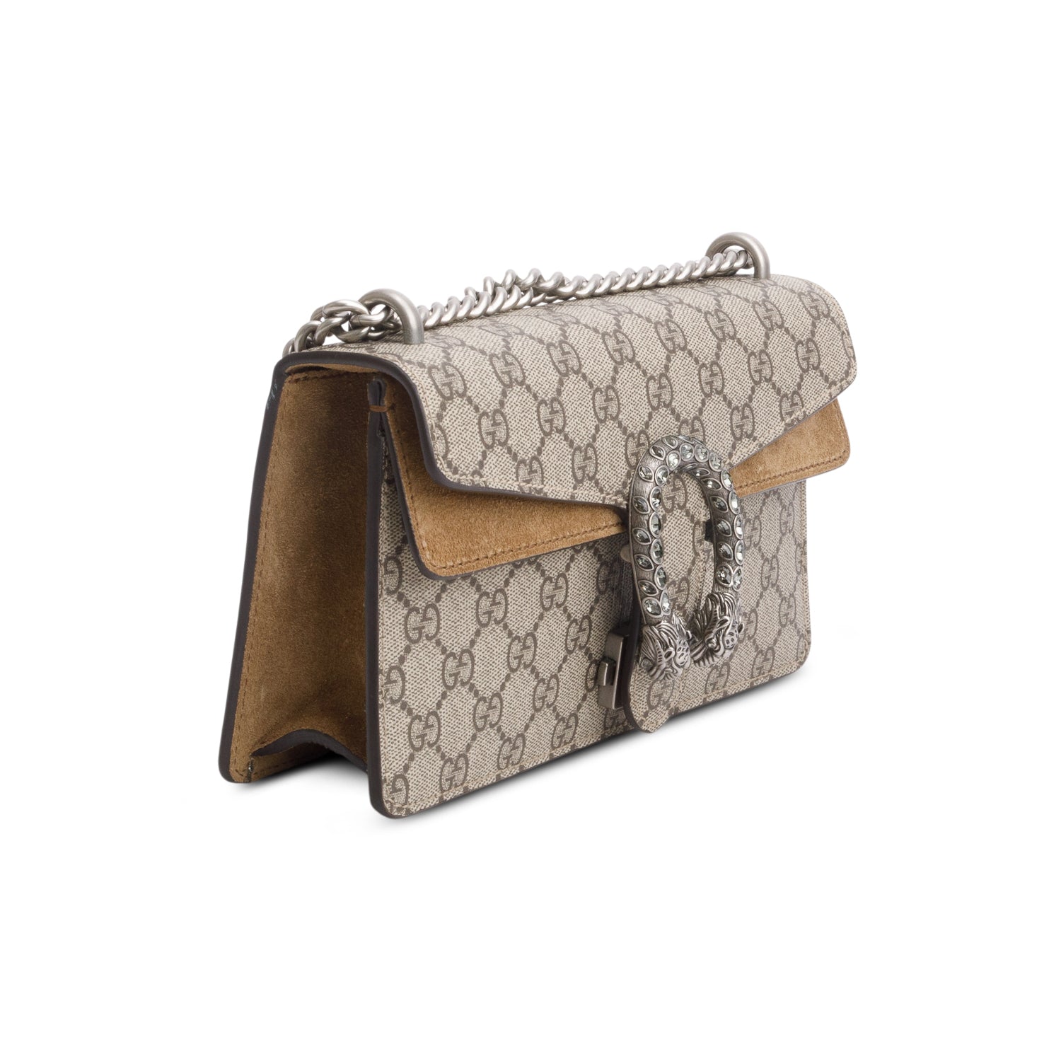 Gucci 2023 GG Supreme Monogram Medium Dionysus Shoulder Bag w/ Box & Receipt