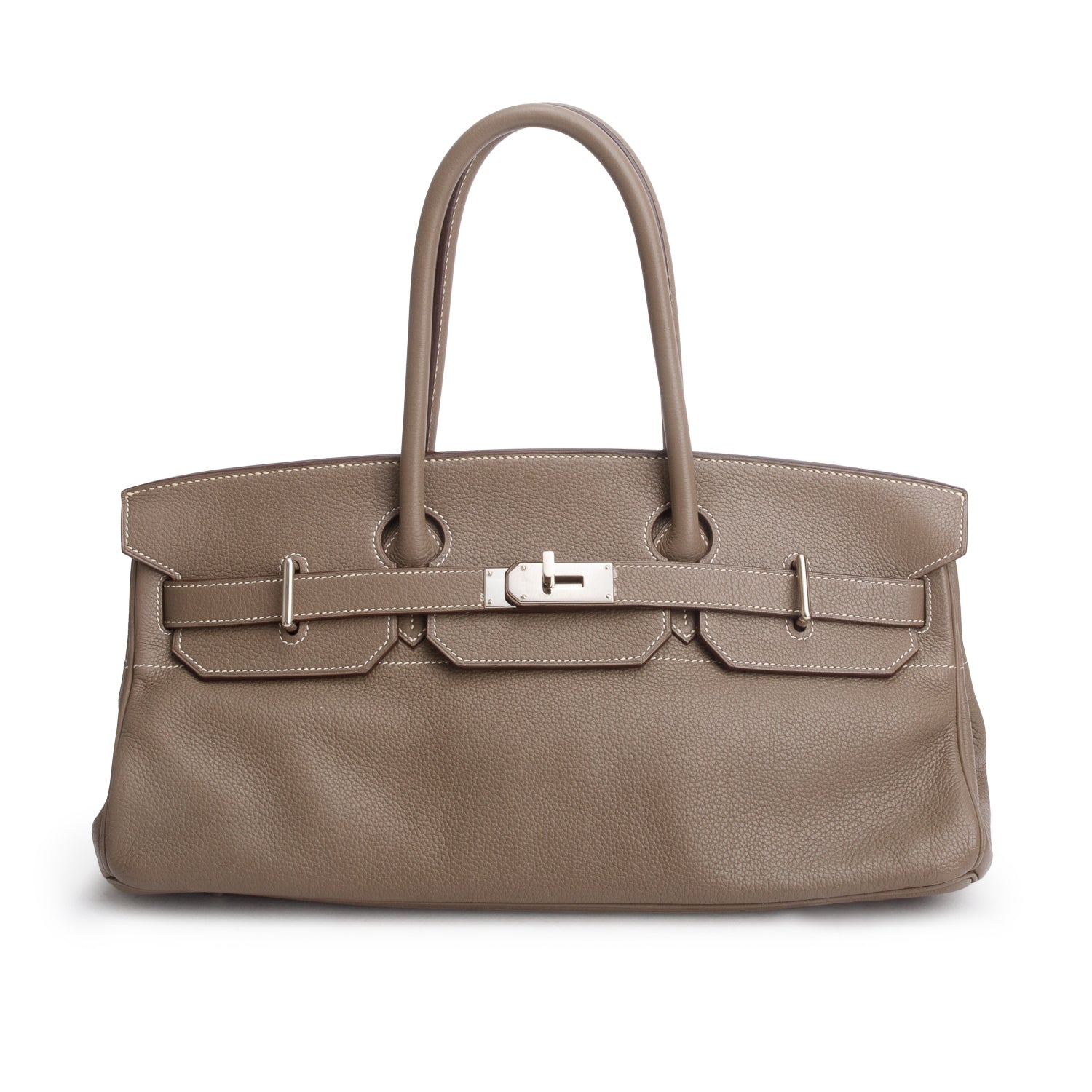 Hermes Etoupe Taurillon Clemence JPG Birkin 42