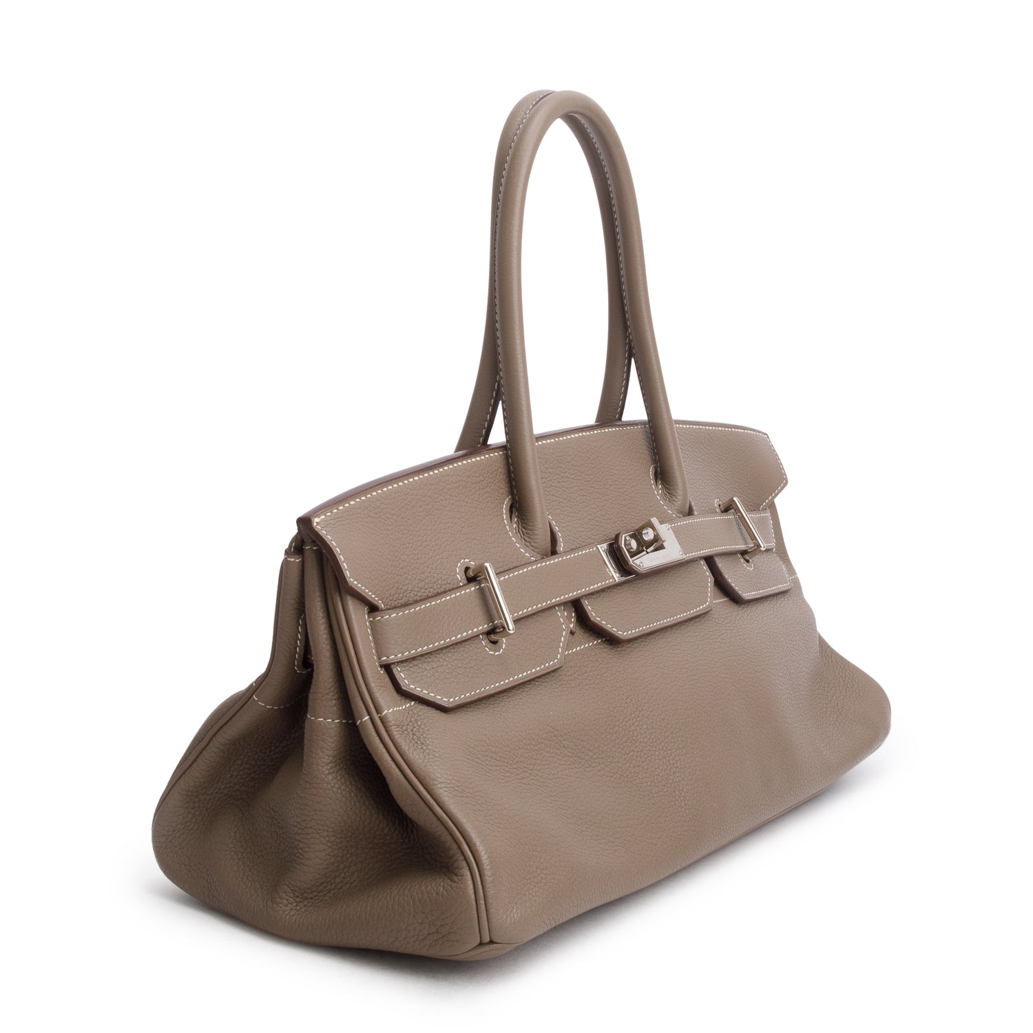 Hermes Etoupe Taurillon Clemence JPG Birkin 42