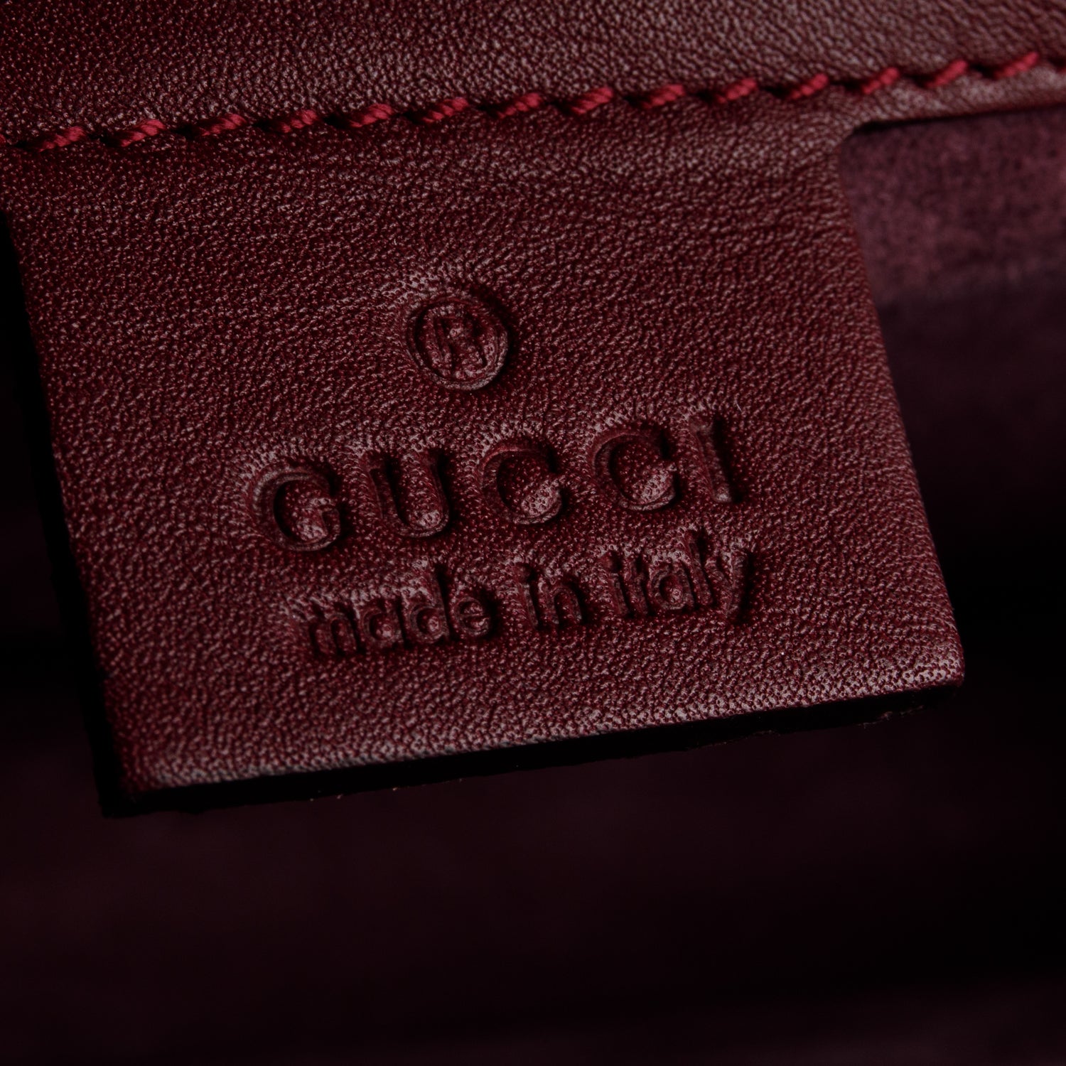 Gucci Purple Regent Calfskin Lady Lock Briefcase Clutch
