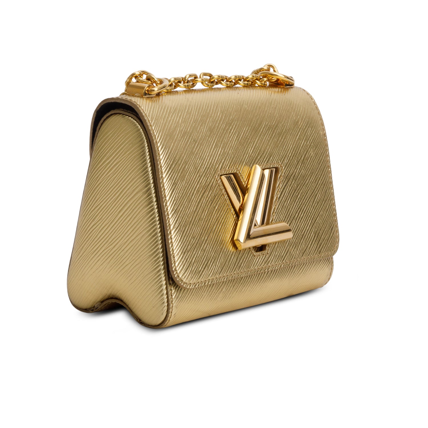 Louis Vuitton Gold Epi Leather Twist PM Shoulder Bag