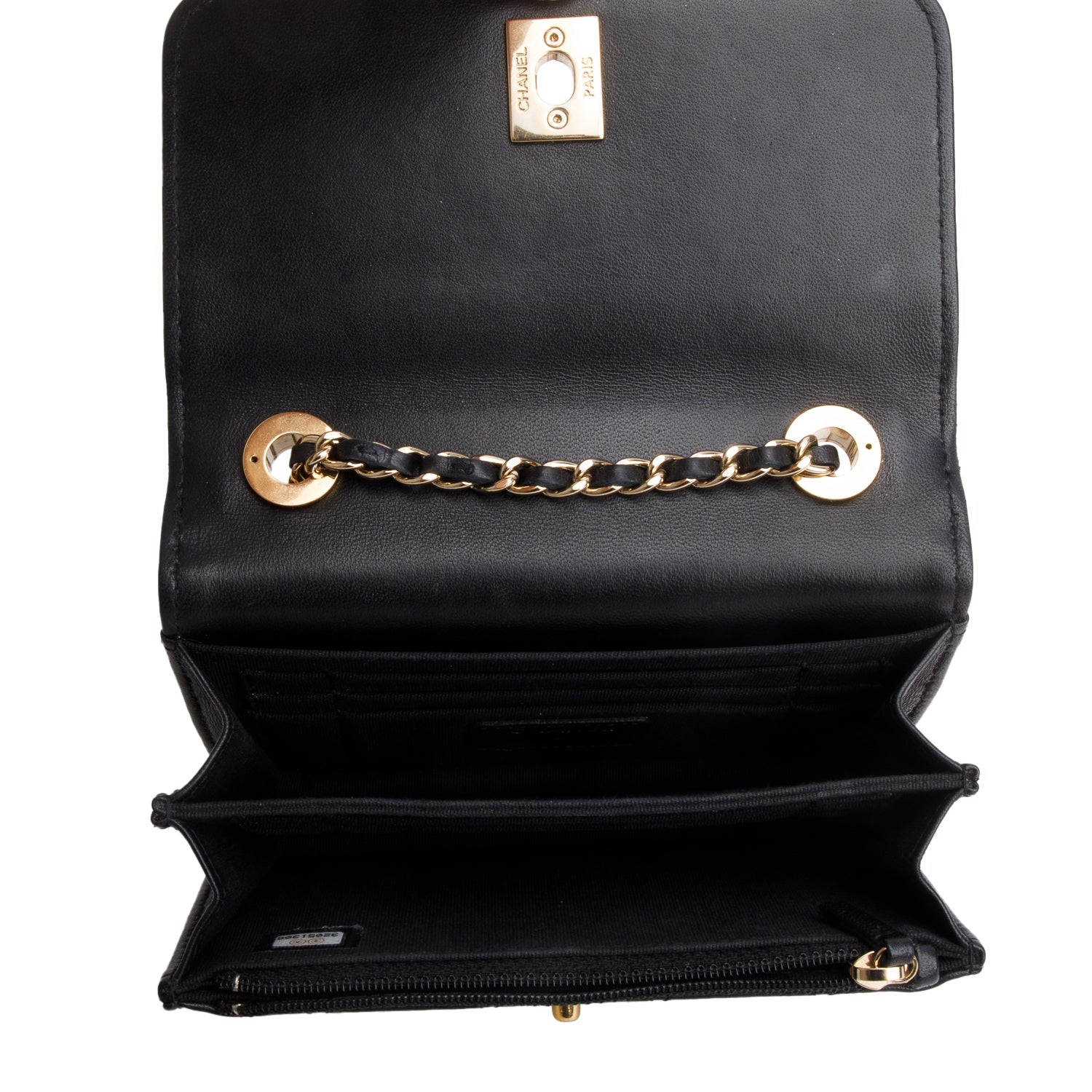 Chanel 2022 Lambskin Quilted Trendy CC Wallet on Chain