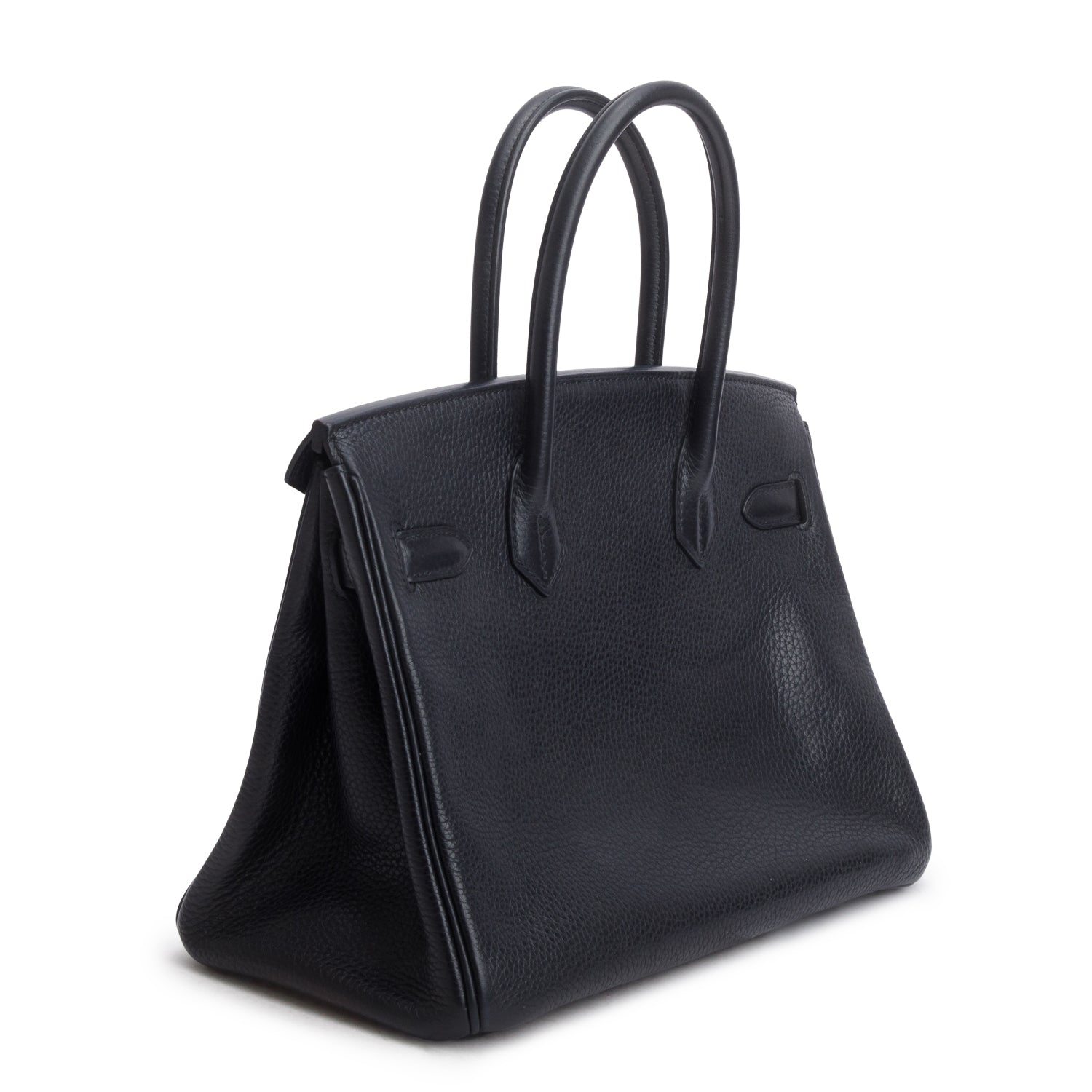 Hermes Black Taurillon Clemence Birkin 30