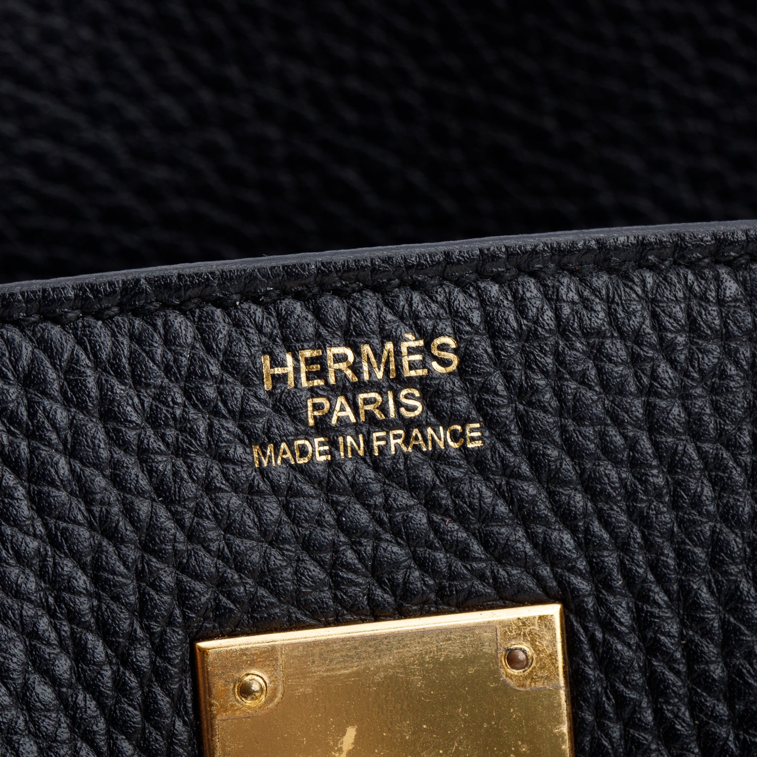Hermes Black Taurillon Clemence Birkin 30