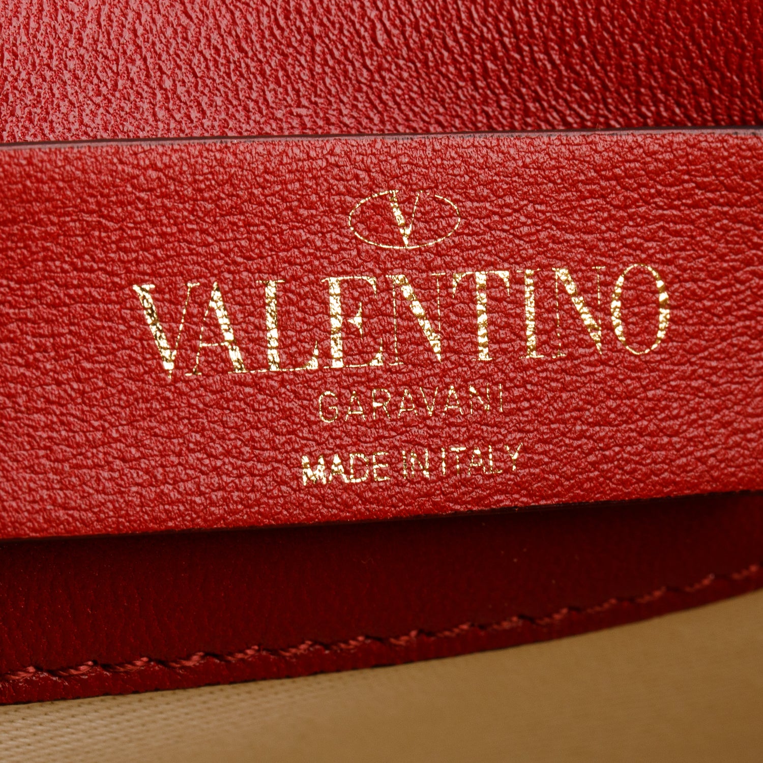 Valentino Nappa Medium Candystud Top Handle Bag w/ Strap & Receipt