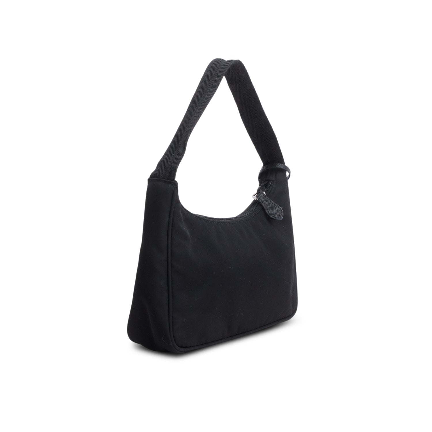 Prada Black Re-Nylon Saffiano Re-Edition 2000 Mini Bag w/ Authenticity Card