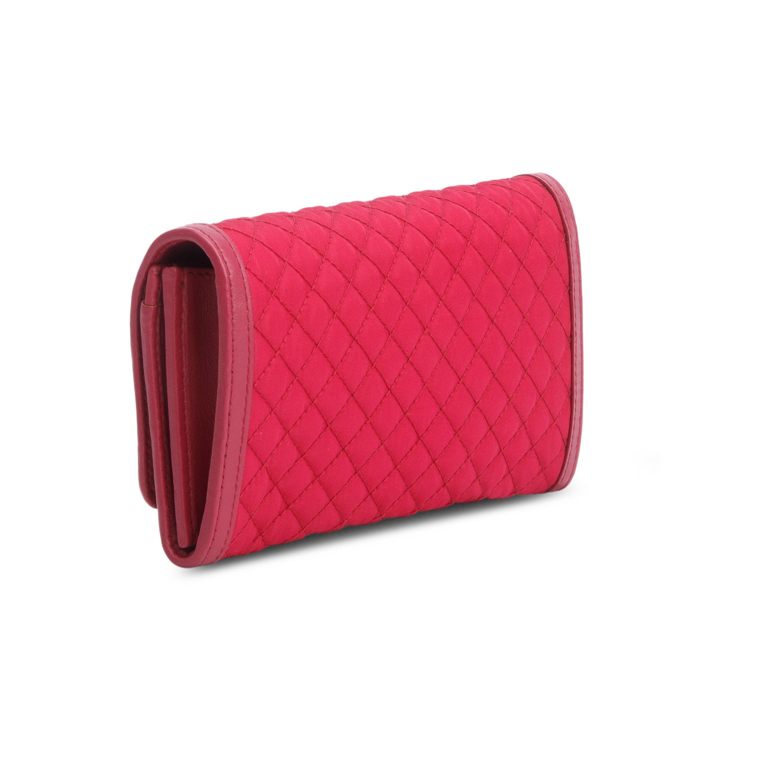 Prada Pink Tessuto Nylon Quilted Crossbody Wallet on Strap w/ Box & Authenticity Card