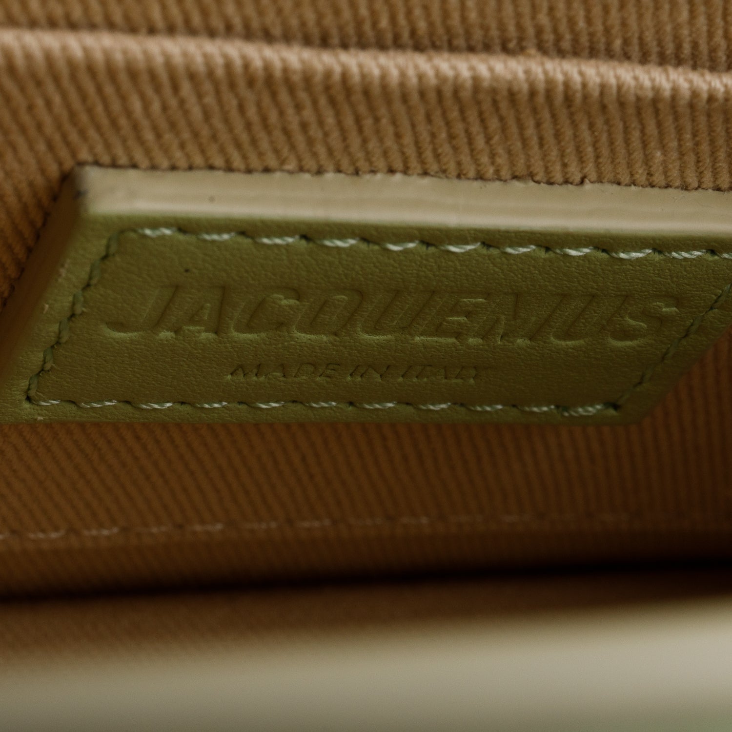 Jacquemus Green Smooth Calfskin Le Chiquito Moyen w/ Strap