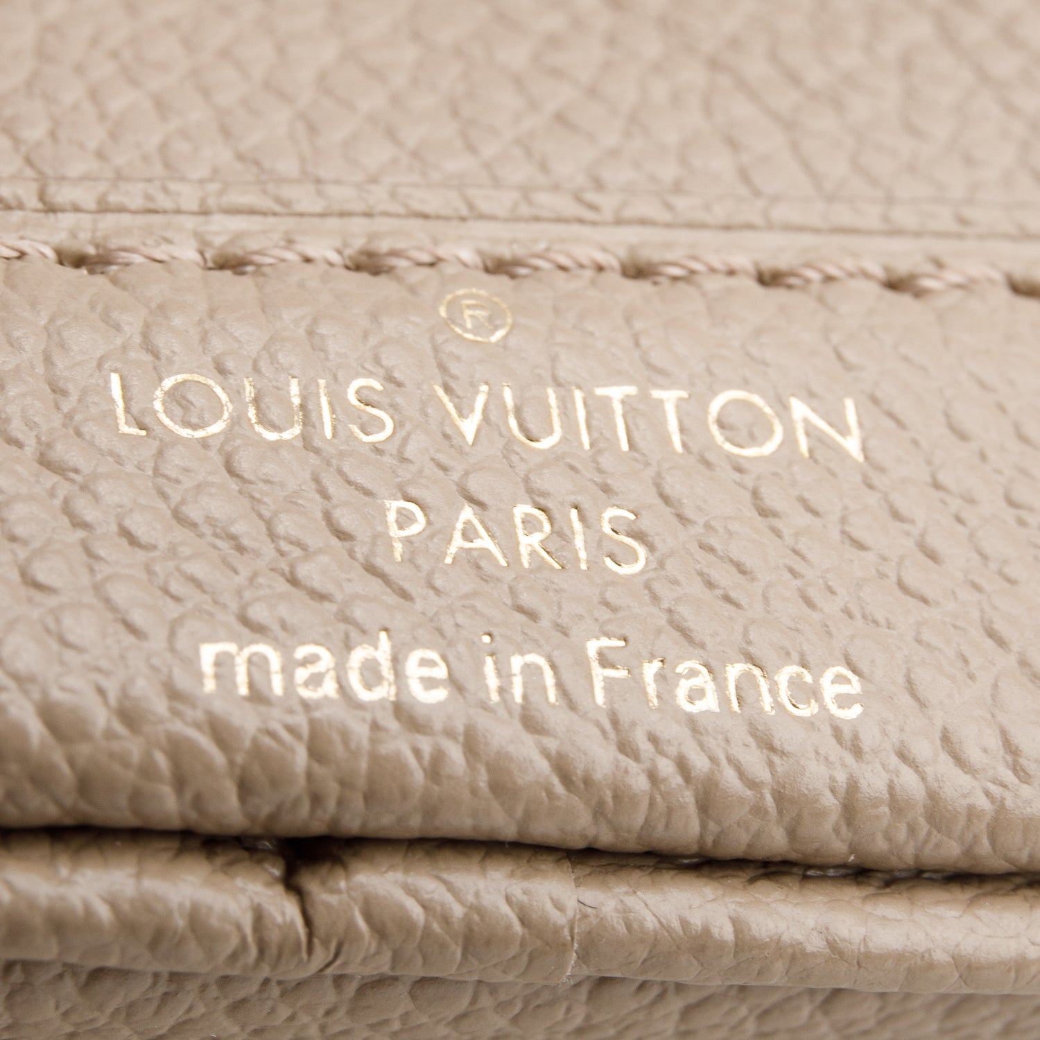 Louis Vuitton 2024 Tourterelle Empreinte Monogram Giant Nano Noe w/ Receipt & Strap