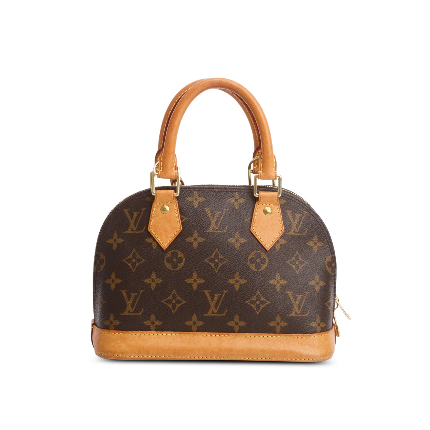Louis Vuitton Monogram Alma BB w/ Strap & Receipt
