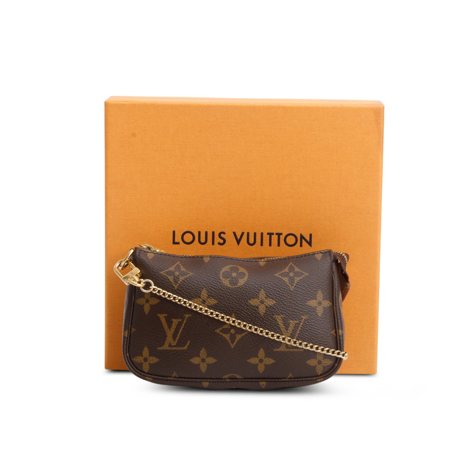 Louis Vuitton 2020 Monogram Mini Pochette Accessories w/ Box