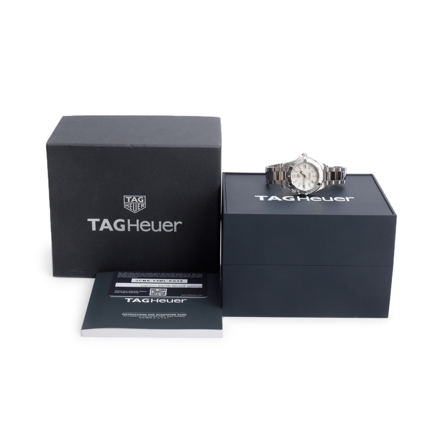 Tag Heuer 2022 Stainless Steel Aquaracer 32 MM Quartz Watch Mother of Pearl Dial WBD2311 w/ Box & Papers