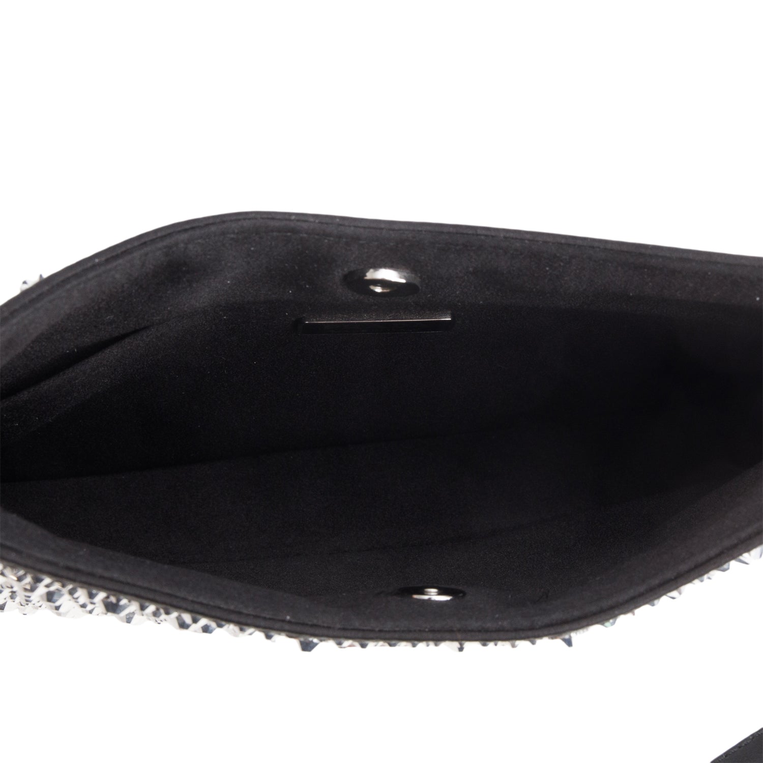 Prada Black Satin Crystal Cleo Adjustable Strap Shoulder Bag