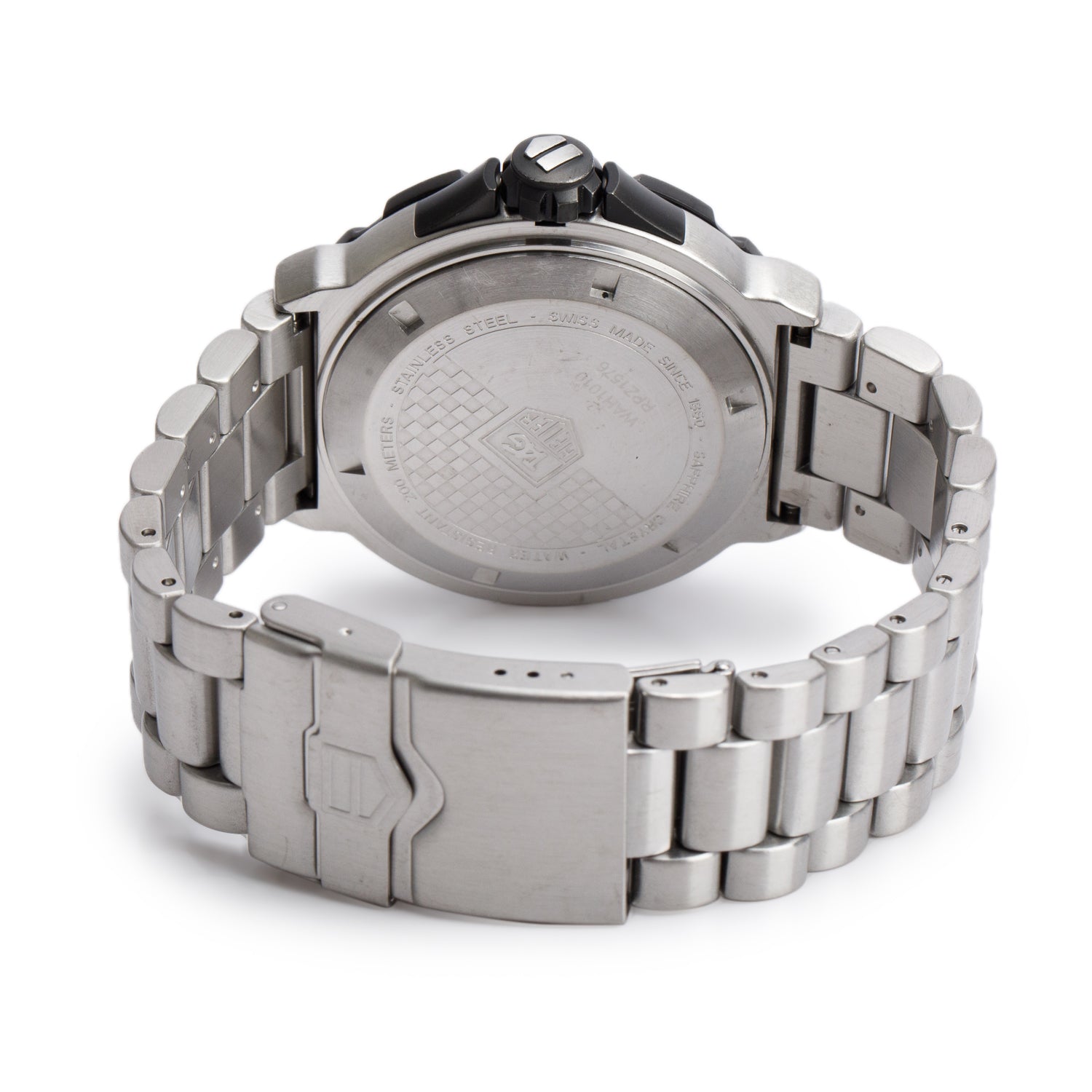 Tag Heuer Stainless Steel Formula 1 44 MM Quartz Watch Black Dial WAH1010