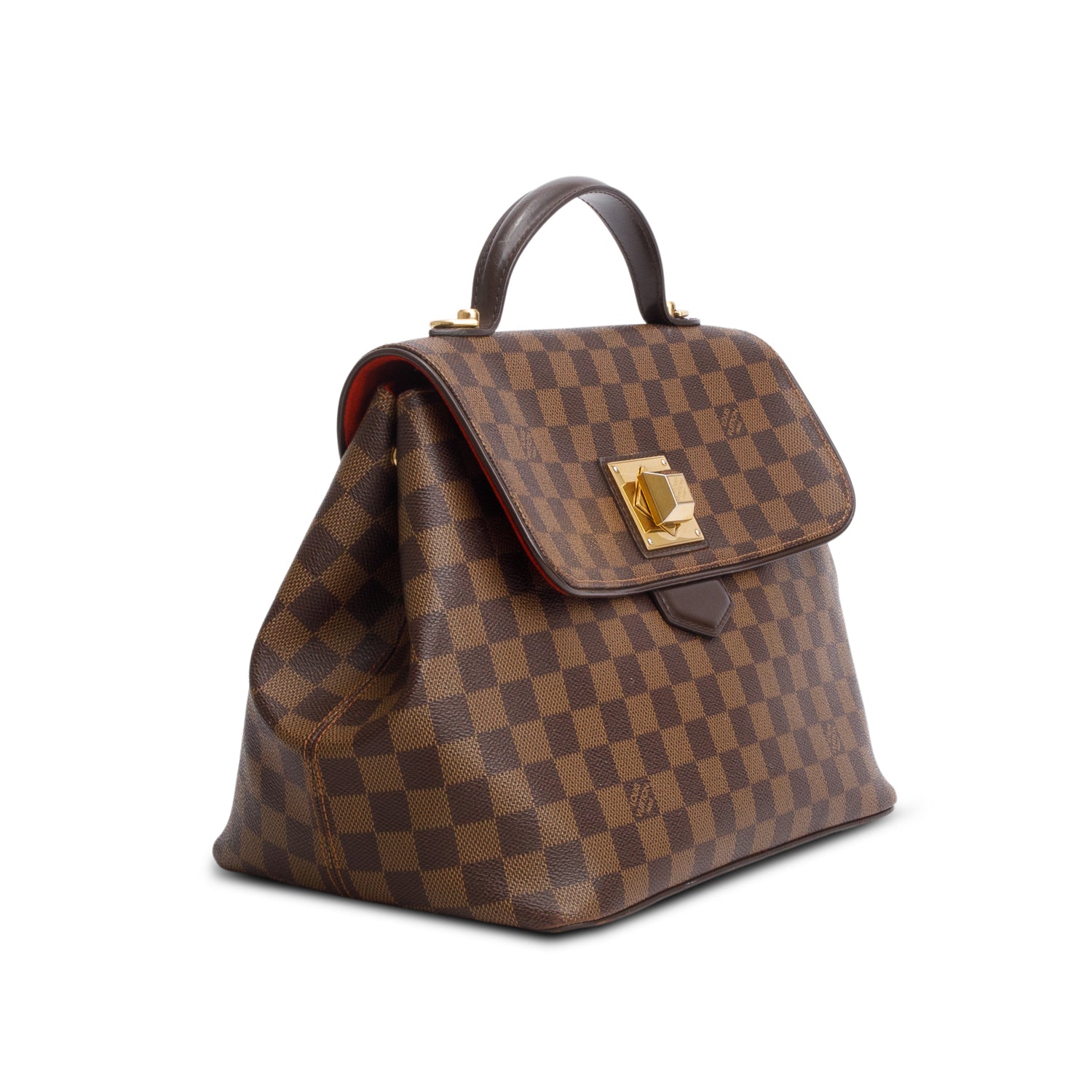 Louis Vuitton Damier Ebene Bergamo MM w/ Receipt & Strap