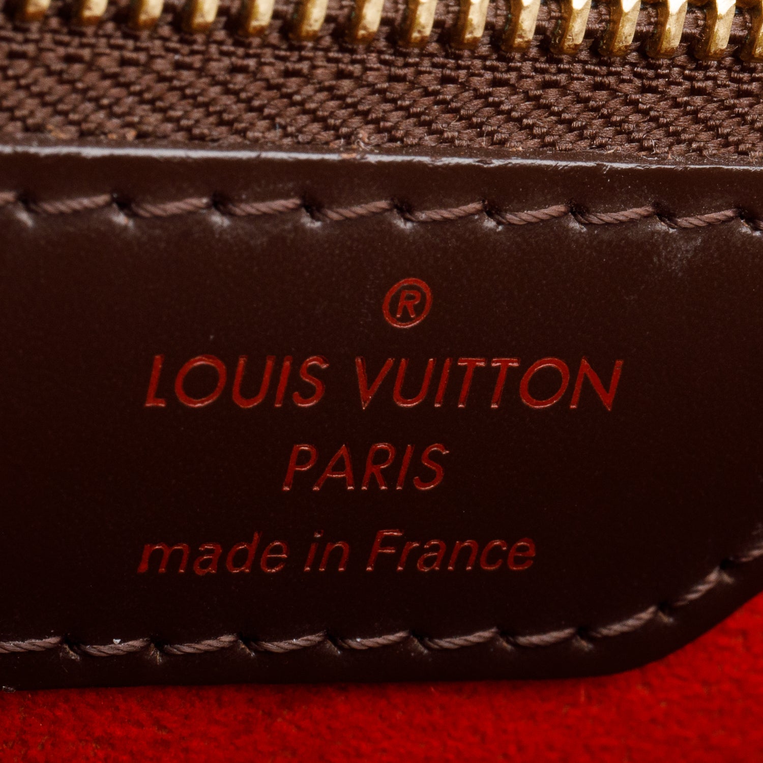 Louis Vuitton Damier Ebene Bergamo MM w/ Receipt & Strap