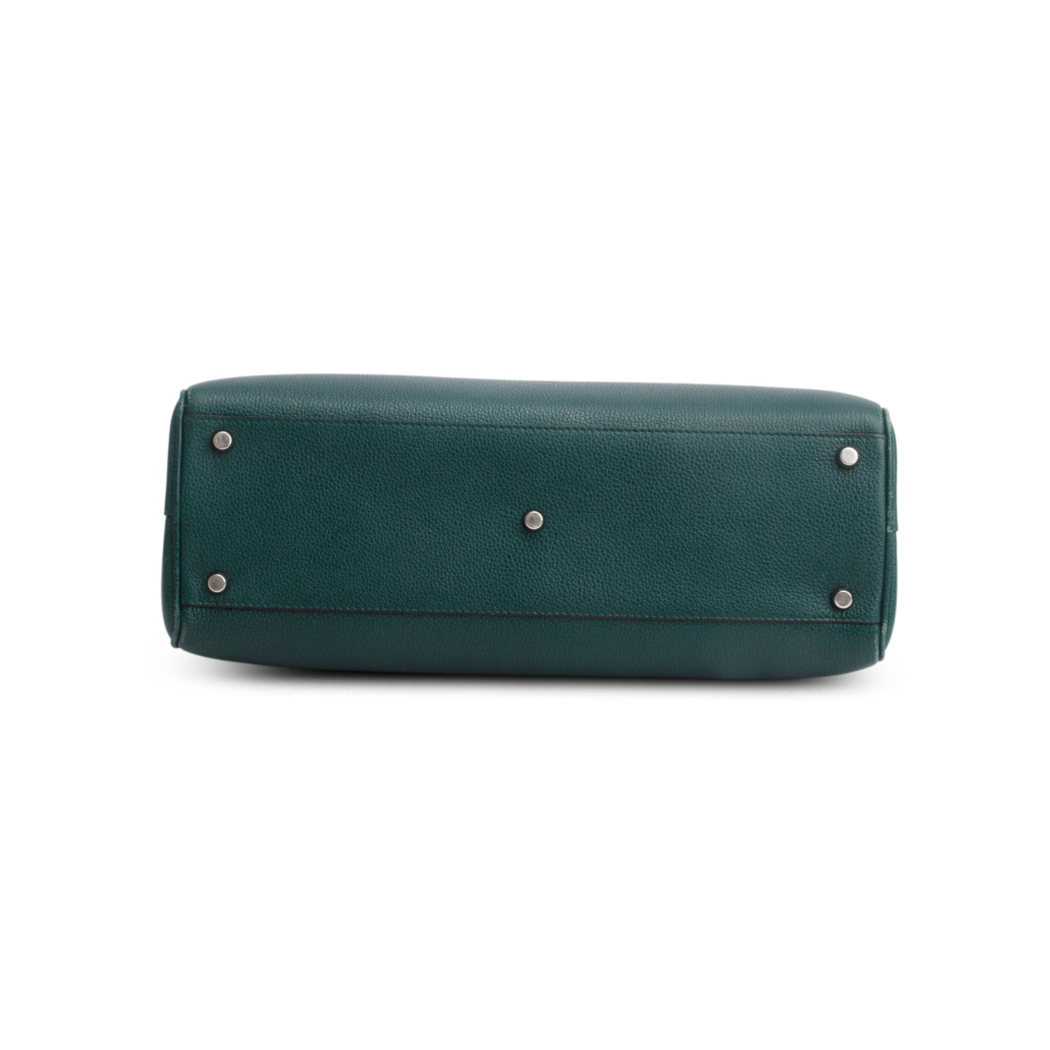 Gucci Green Grainy Calfskin Medium Zumi Top Handle w/ Strap