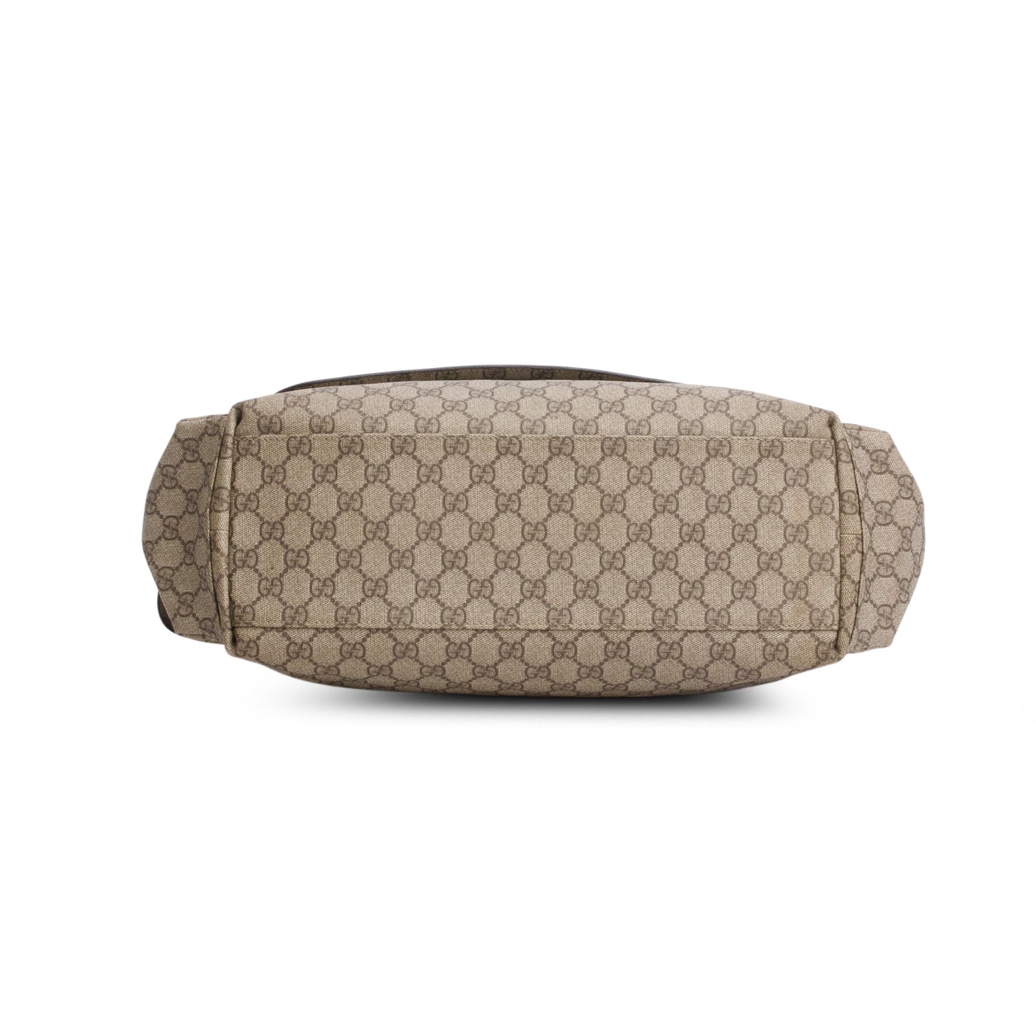 Gucci Beige GG Supreme Monogram Large Diaper Bag