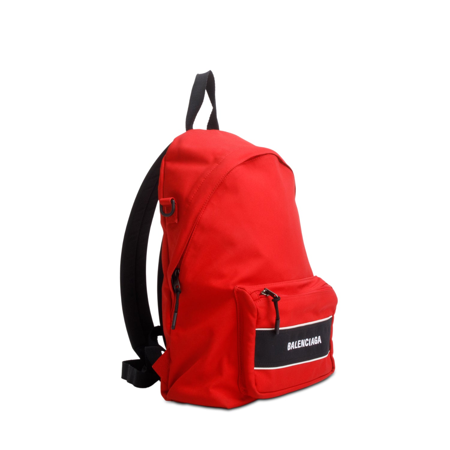 Balenciaga Red Canvas Sport Crossbody Backpack