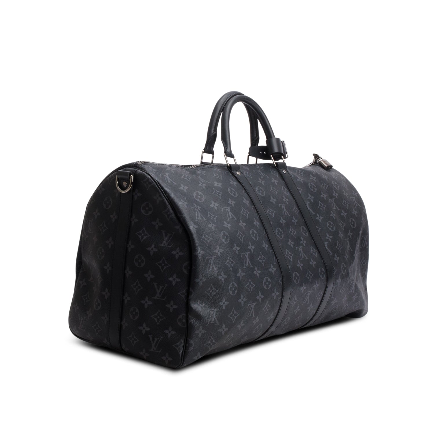 Louis Vuitton Monogram Eclipse Keepall Bandouliere 55 w/ Strap
