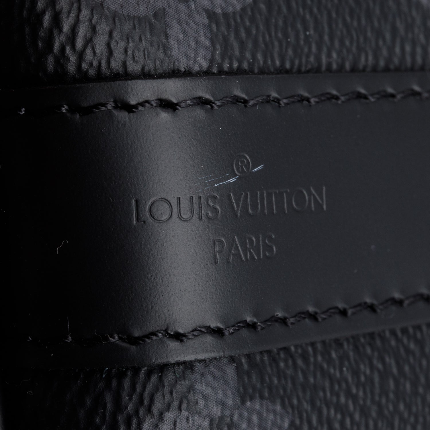 Louis Vuitton Monogram Eclipse Keepall Bandouliere 55 w/ Strap