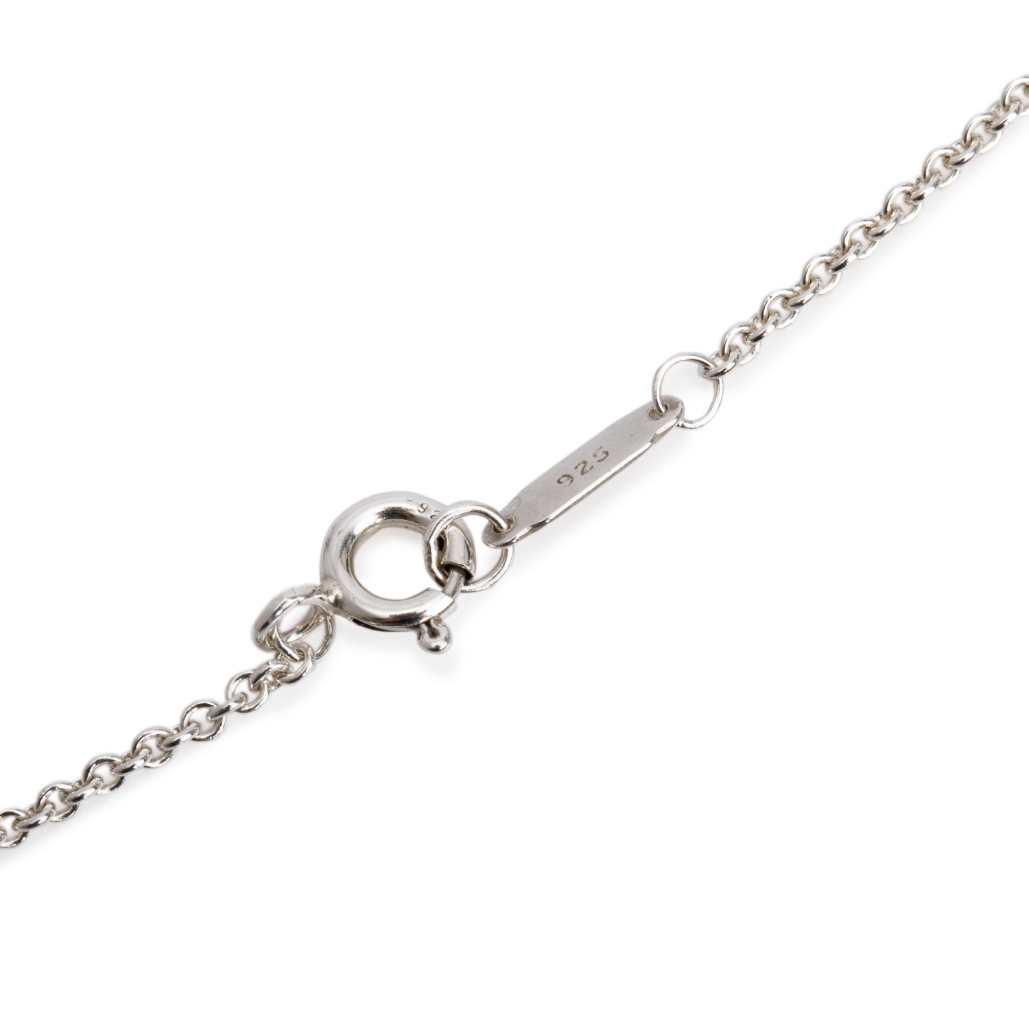 Tiffany & Co. Sterling Silver 1837 Double Cross Pendant Necklace