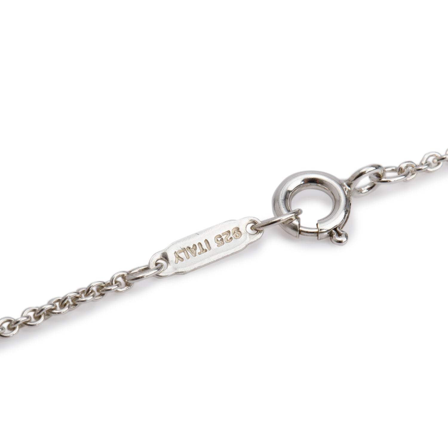 Tiffany & Co. Sterling Silver 1837 Open Circle Pendant Necklace