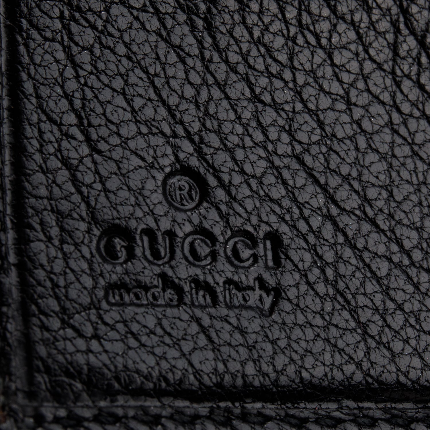 Gucci Black Dollar Calfskin Interlocking G Blondie Wallet