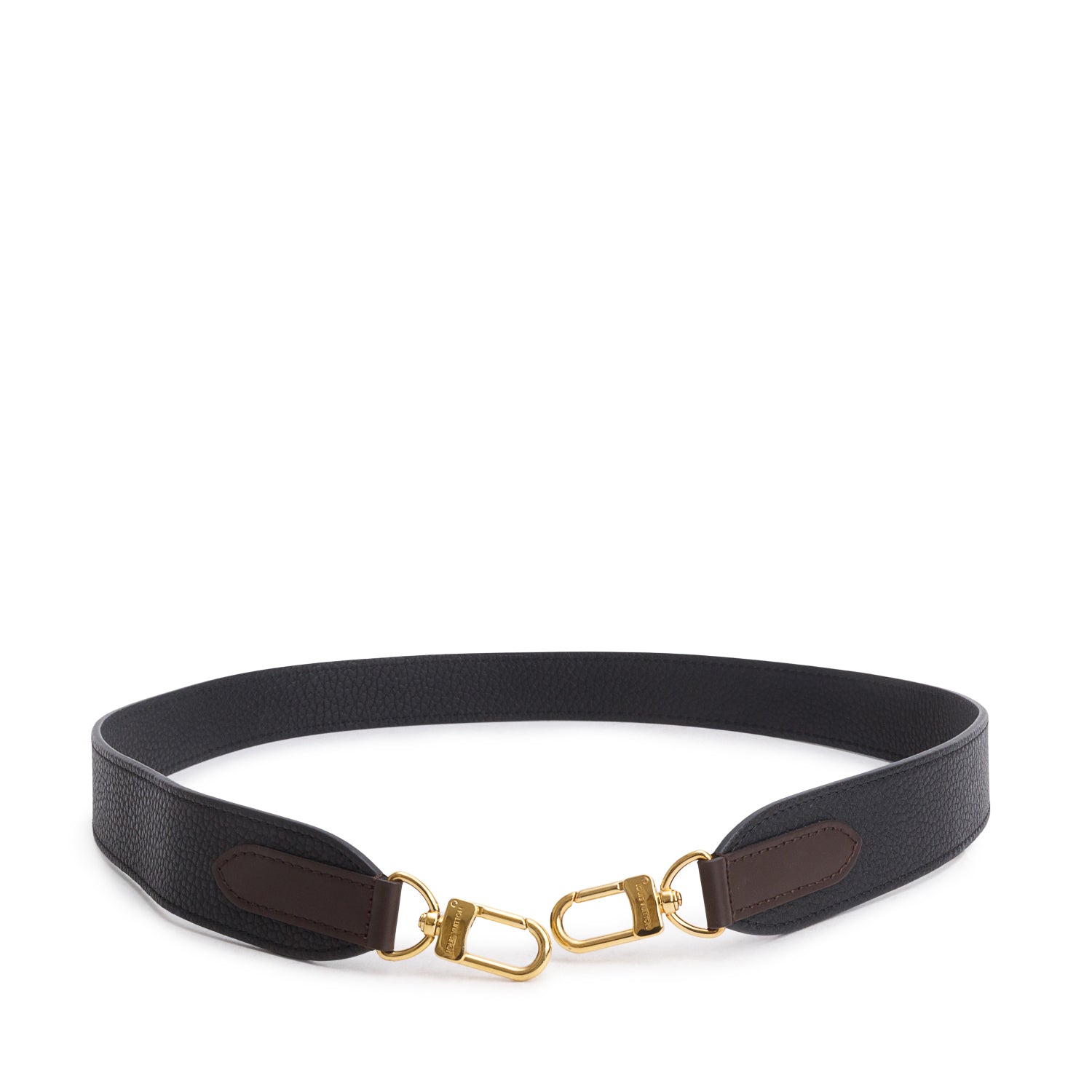 Louis Vuitton Black Taurillon Leather Bag Strap