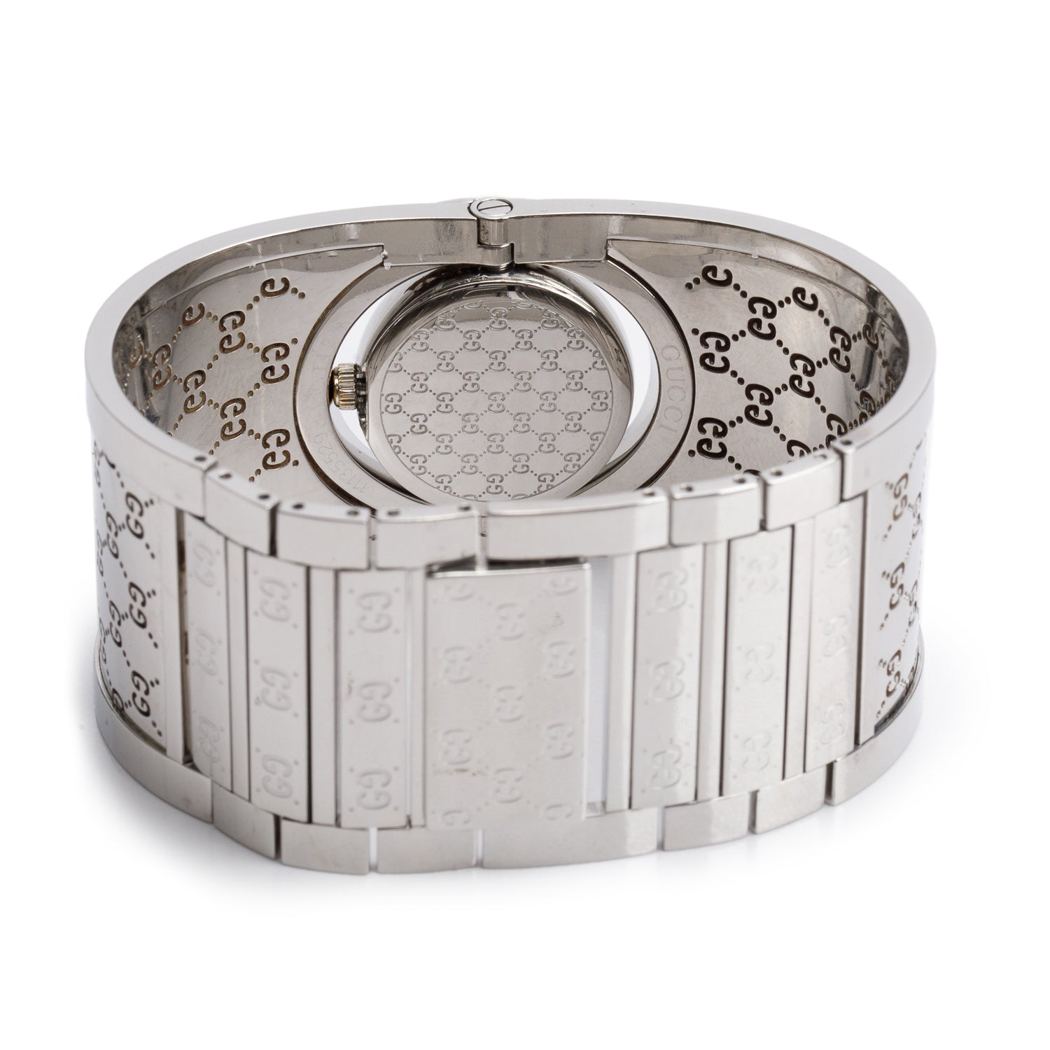 Gucci Stainless Steel Twirl Watch Brown Dial