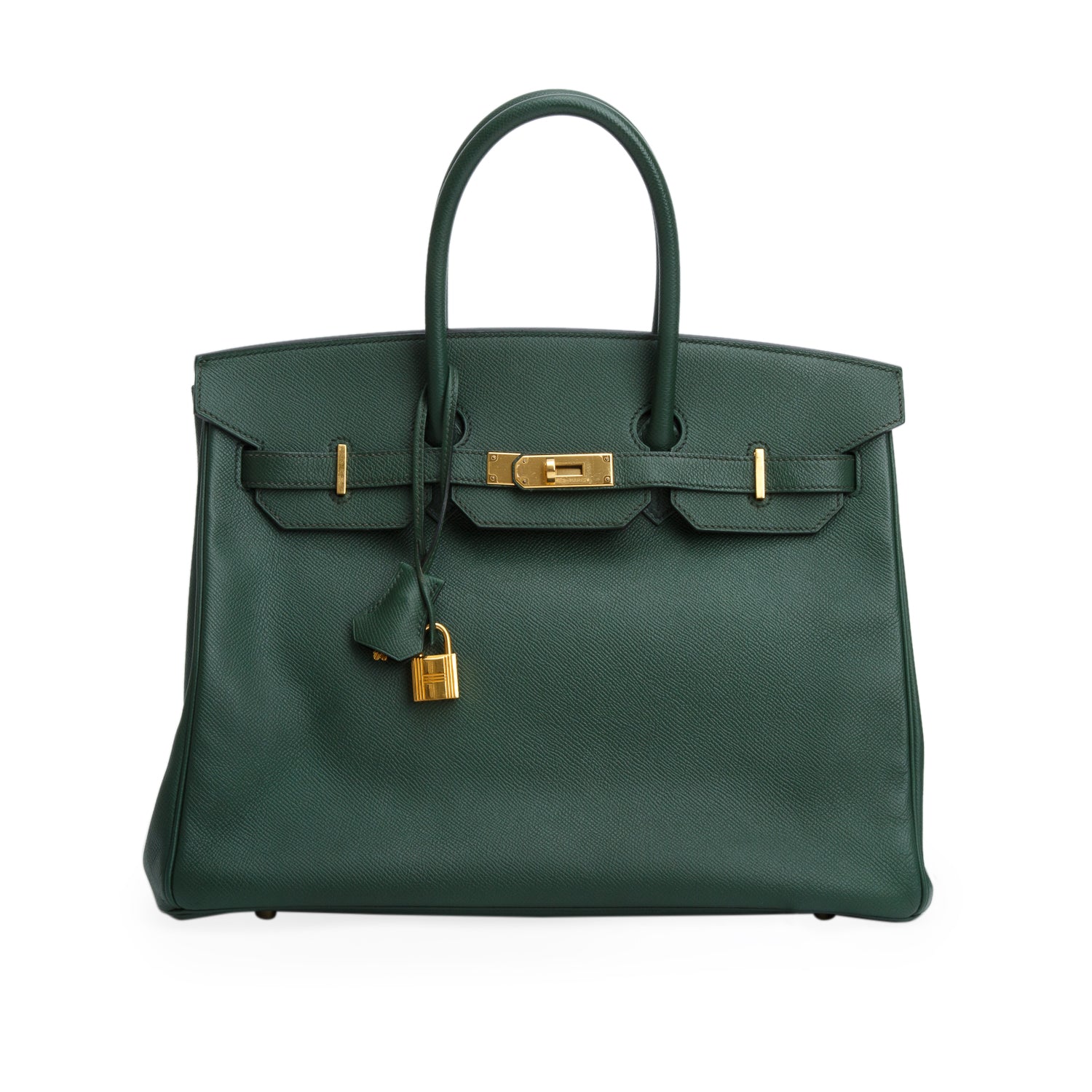 Hermes Vert Anglais Epsom Birkin 35 w/ Box