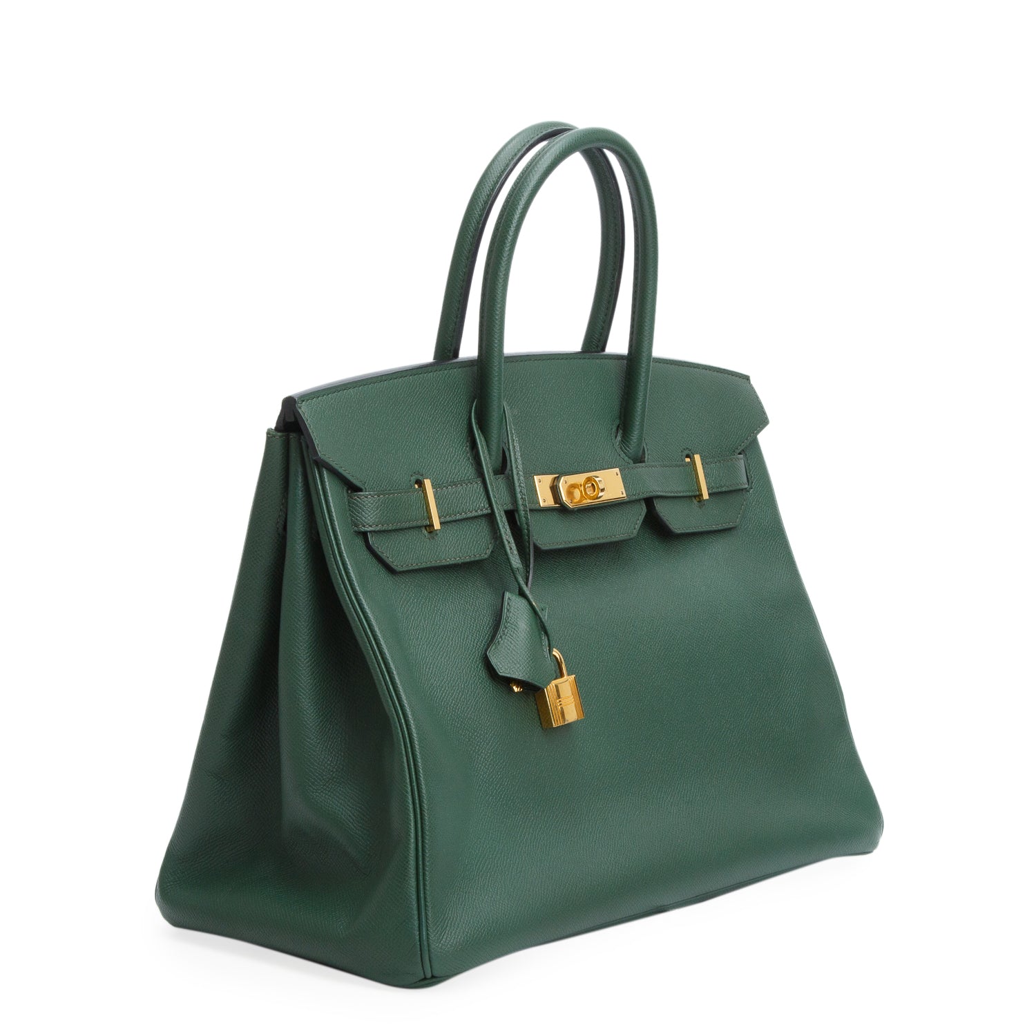 Hermes Vert Anglais Epsom Birkin 35 w/ Box