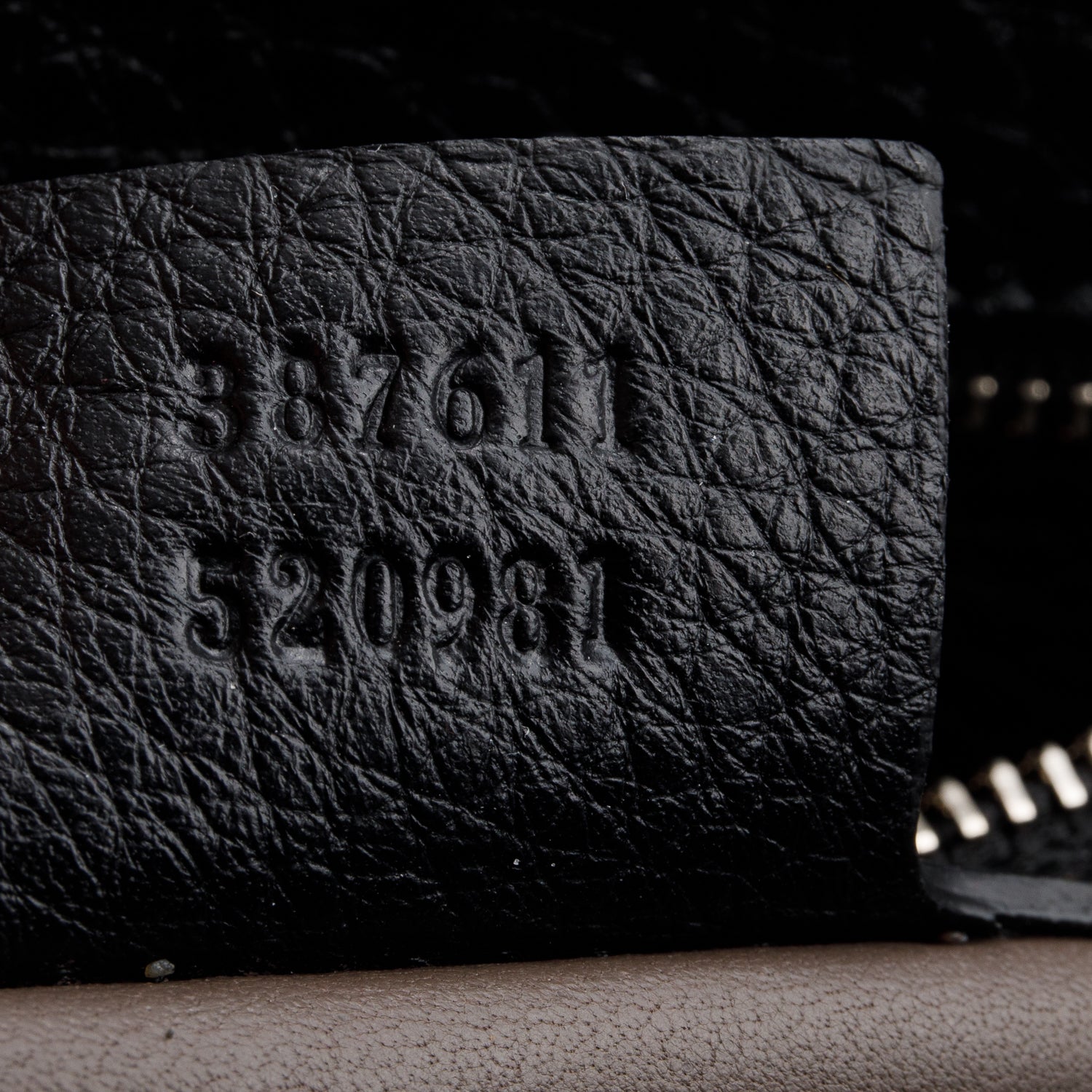 Gucci Black Calfskin Studded Medium Miss Bamboo Shoulder Bag