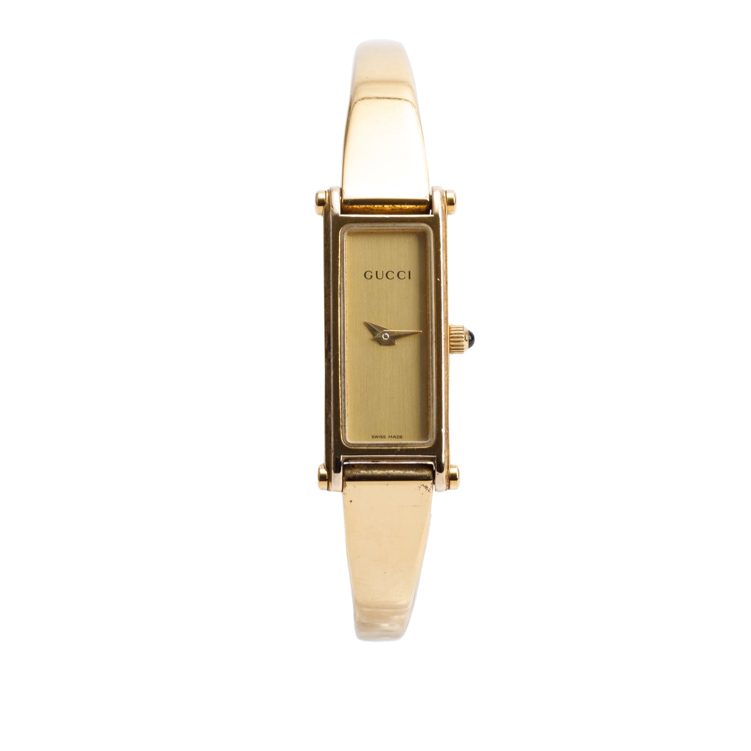 Gucci Gold-Plated Stainless Steel 1500 Series Watch Gold Dial