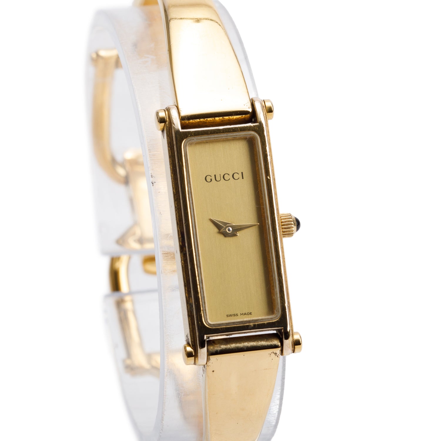 Gucci Gold-Plated Stainless Steel 1500 Series Watch Gold Dial