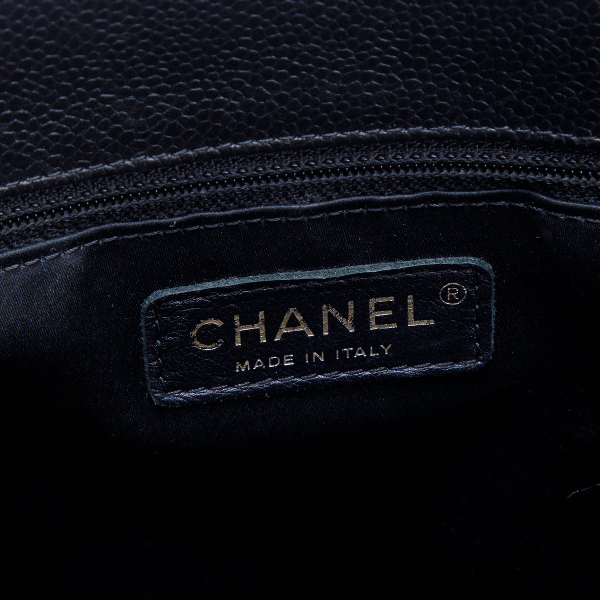 Chanel Black Caviar Leather Grand Shopping Tote (GST) w/ Box