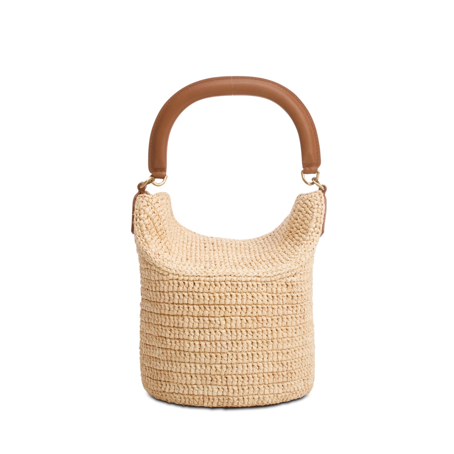 Saint Laurent 2025 Raffia Gaby Bucket Bag w/ Box & Strap