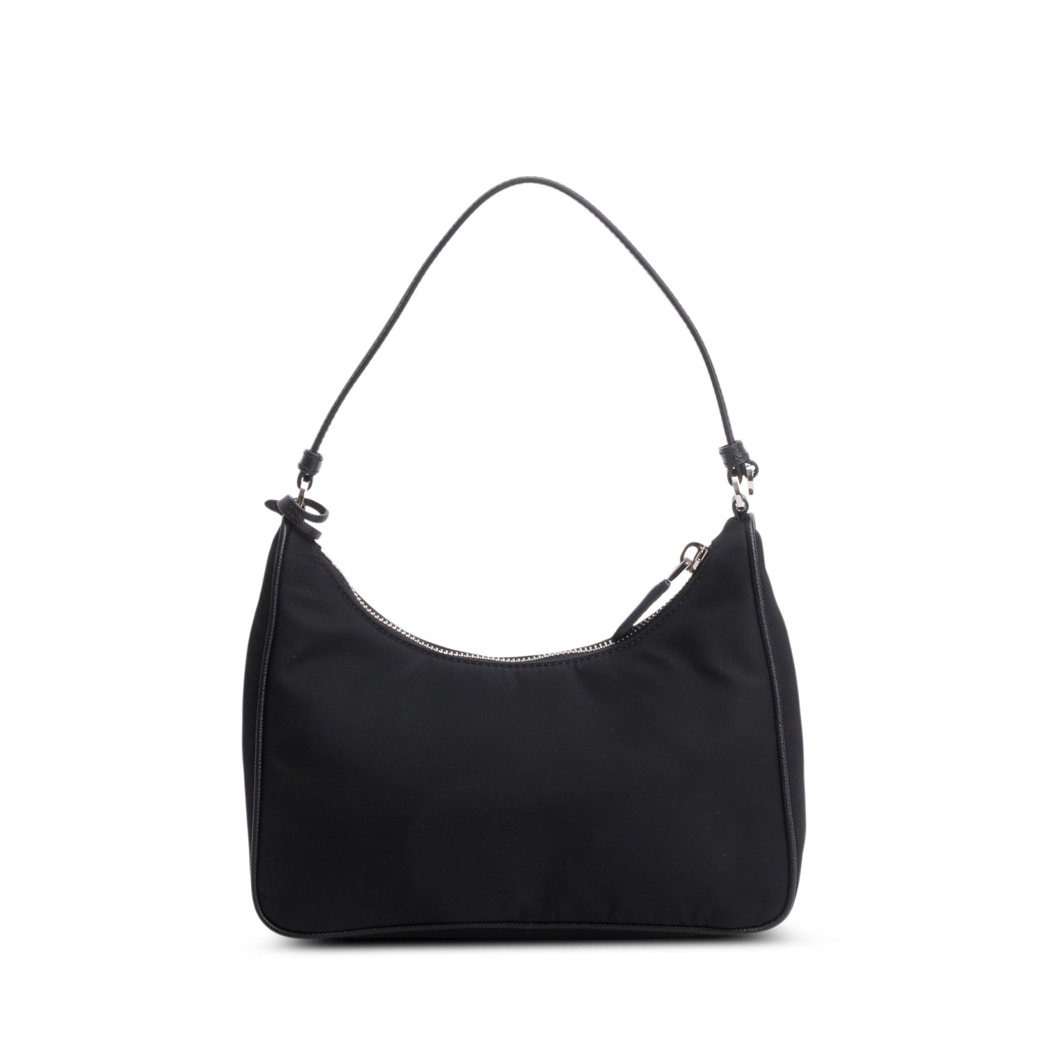 Prada Black Tessuto Nylon Saffiano Mini Re-Edition 2005 Bag w/ Box