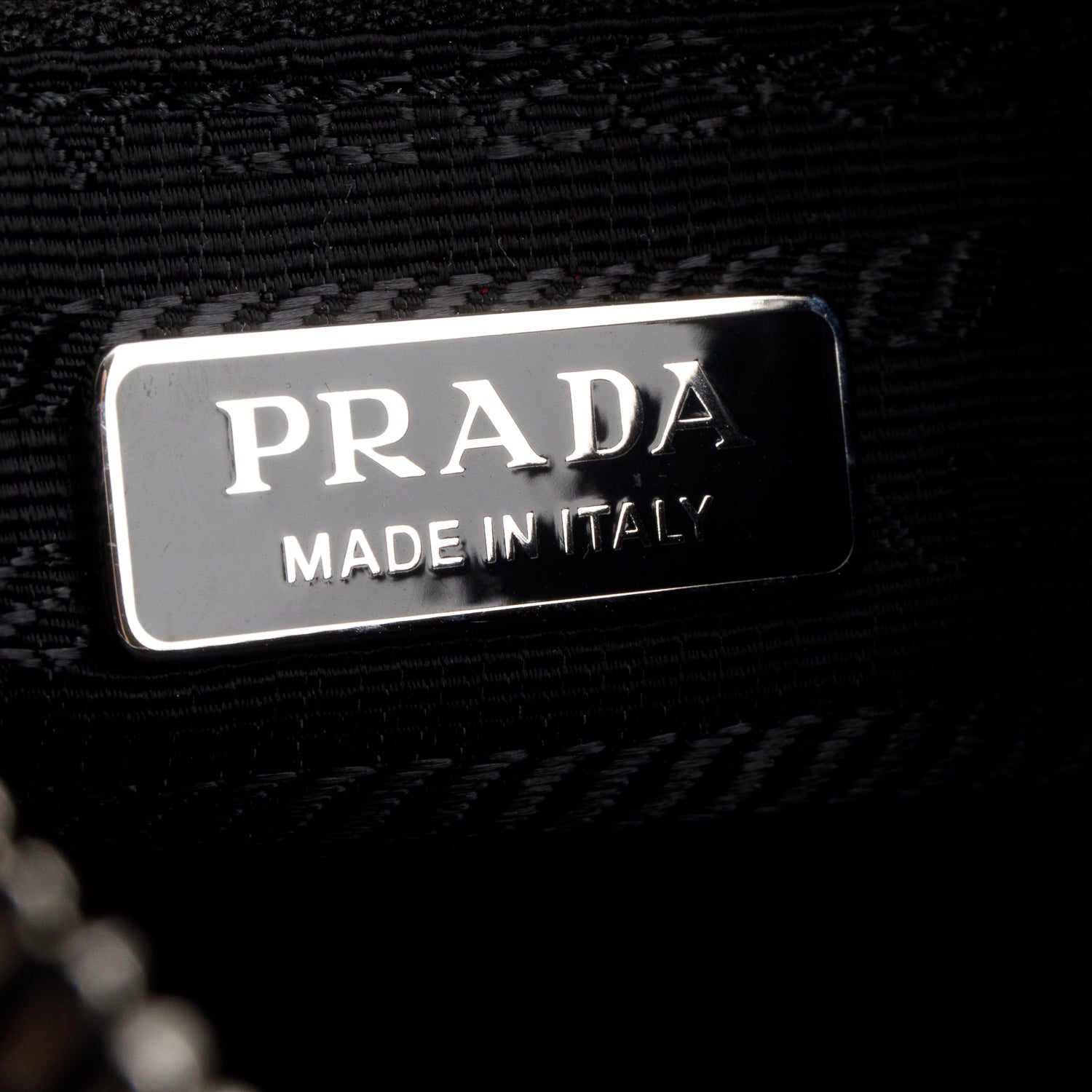 Prada Black Tessuto Nylon Saffiano Mini Re-Edition 2005 Bag w/ Box