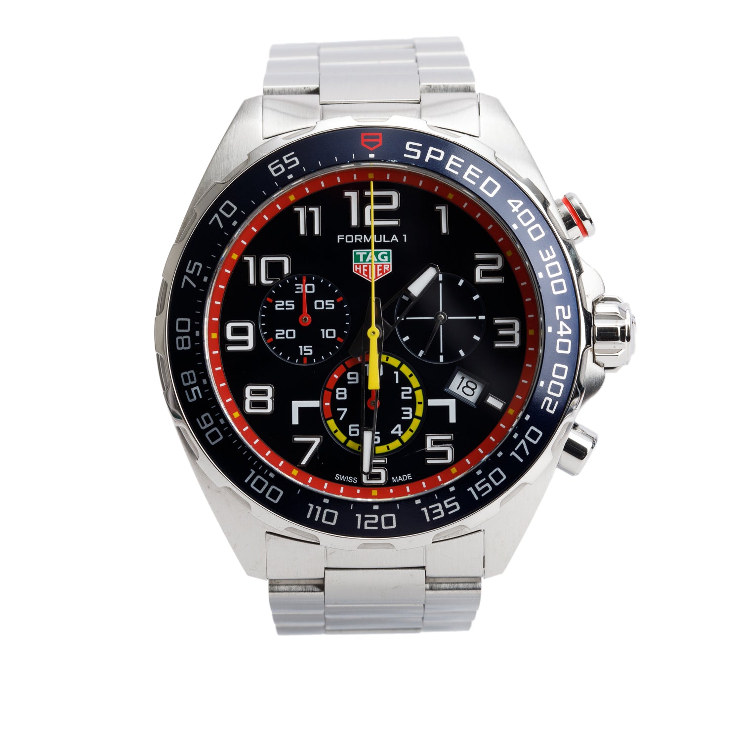 Tag Heuer 2023 Special Edition Formula 1 x Red Bull Racing Chronograph 43 MM Quartz Watch Black Dial CAZ101AL w/ Box & Papers