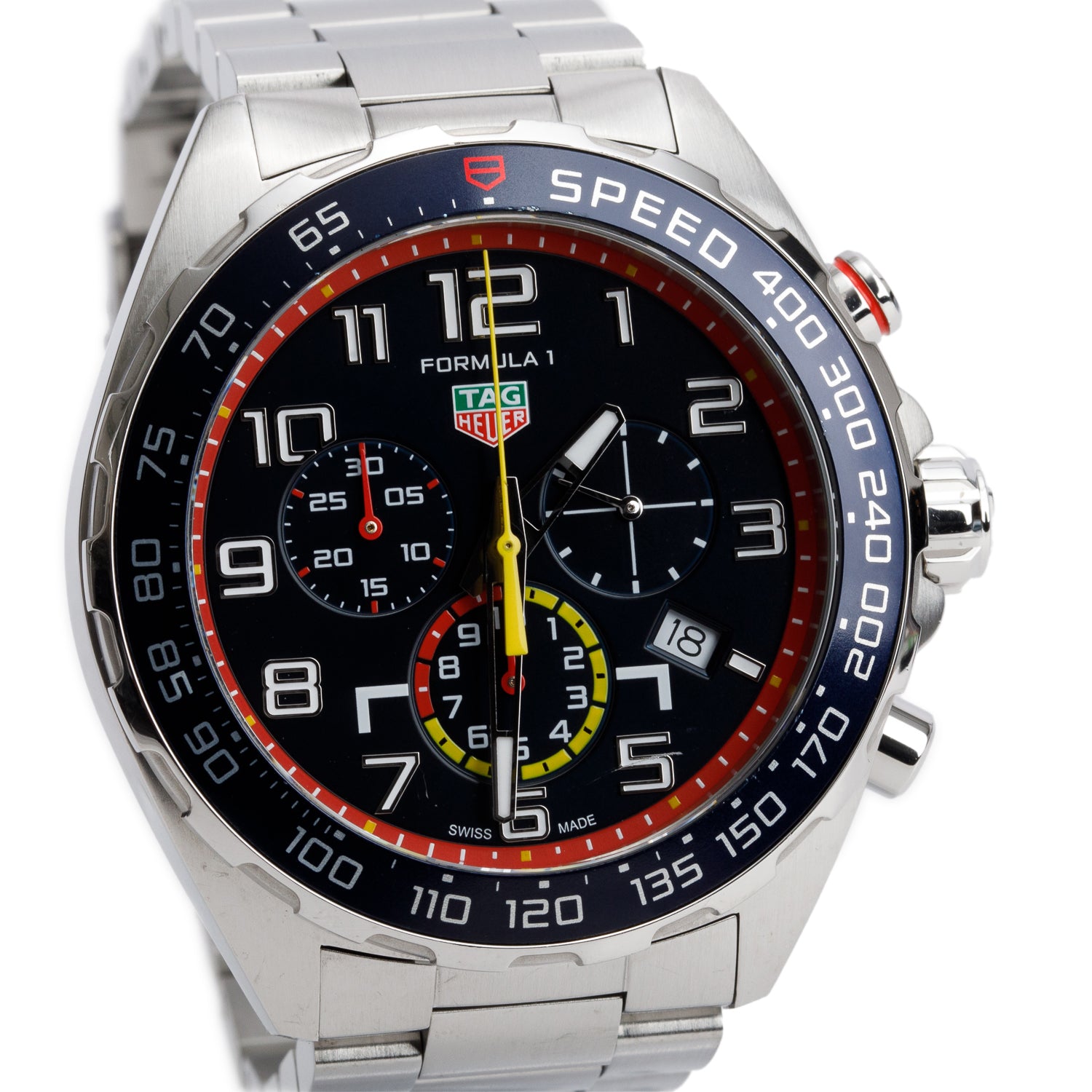Tag Heuer 2023 Special Edition Formula 1 x Red Bull Racing Chronograph 43 MM Quartz Watch Black Dial CAZ101AL w/ Box & Papers