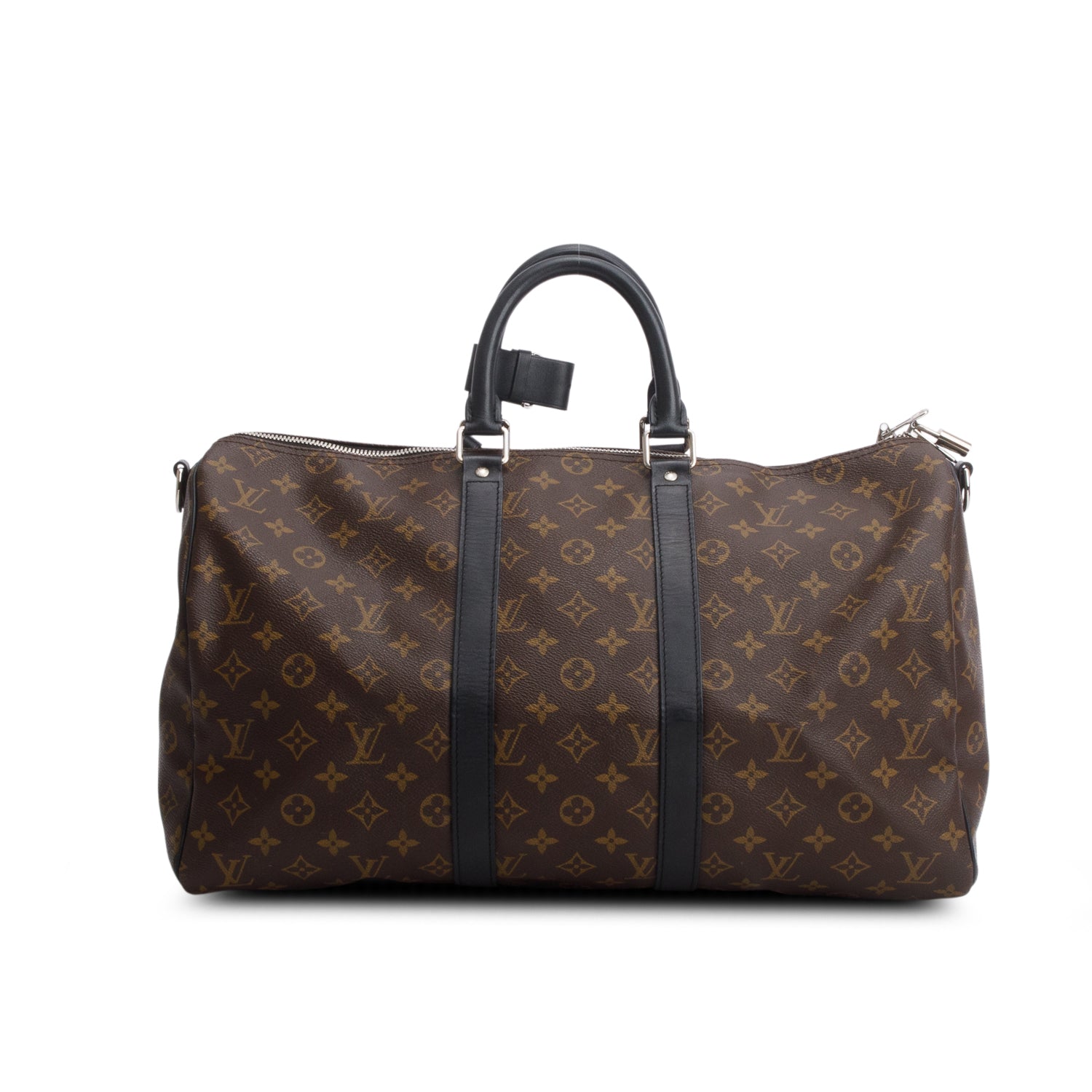 Louis Vuitton Monogram Macassar Keepall Bandouliere 45 w/ Strap