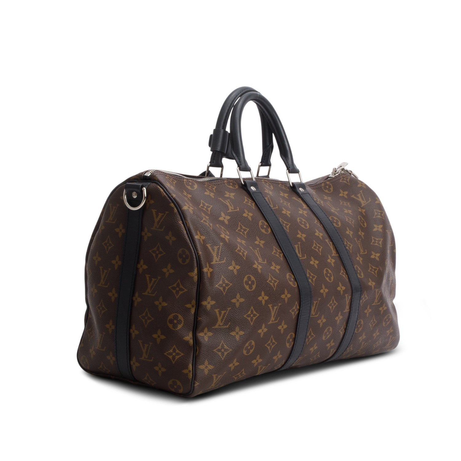 Louis Vuitton Monogram Macassar Keepall Bandouliere 45 w/ Strap